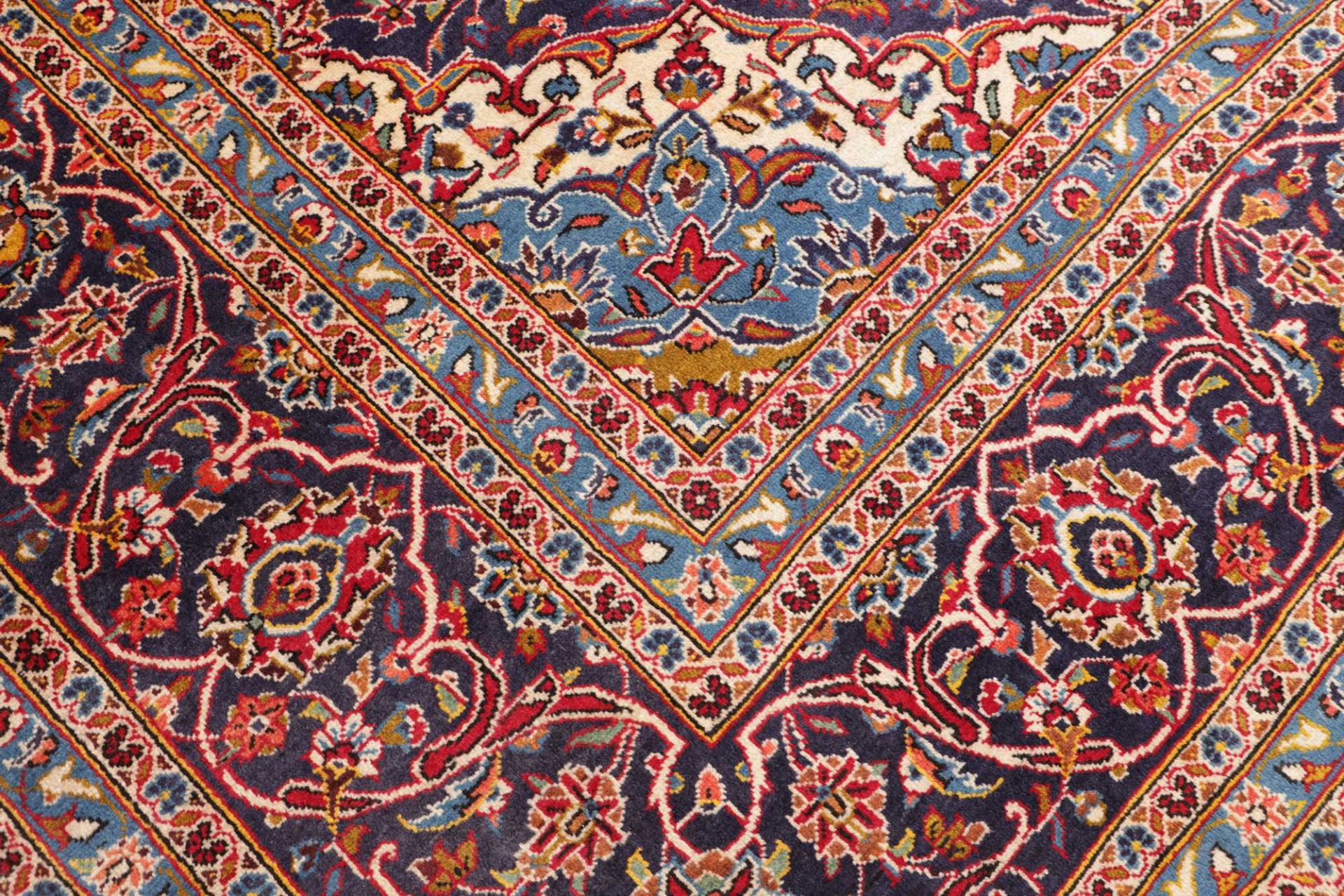 Handgeknüpfter Kashan Perserteppich 301 × 406 cm