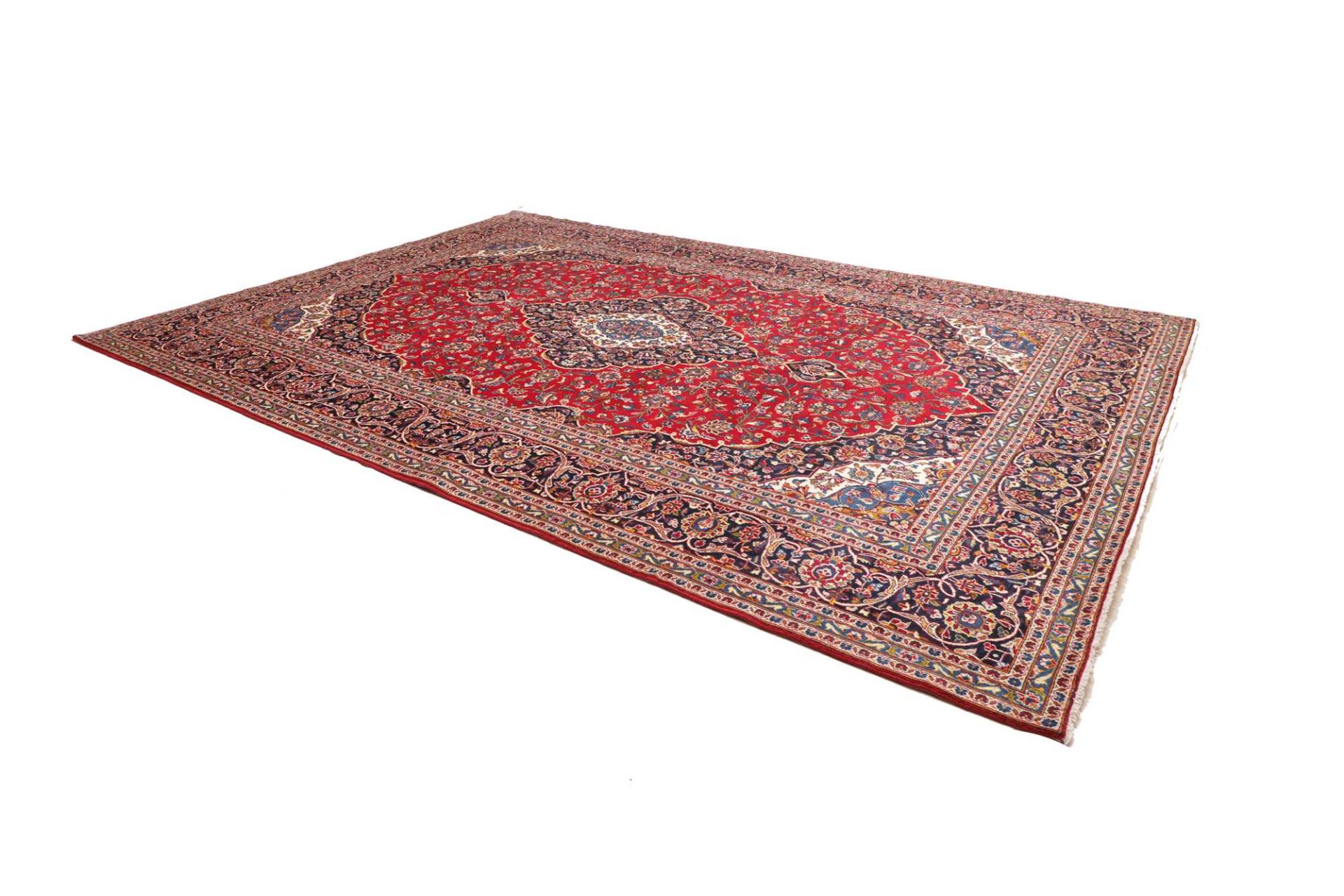 Kashan Perserteppich aus Iran, 298 × 409 cm