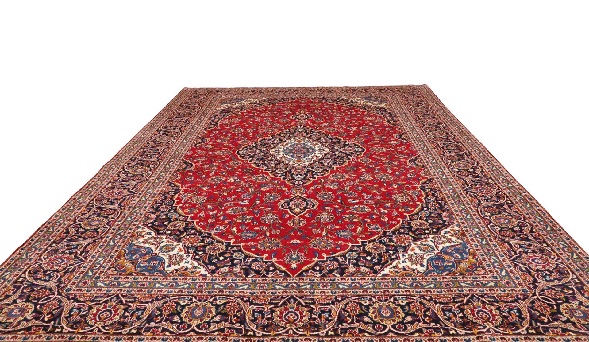 Kashan Perserteppich aus Iran, 298 × 409 cm