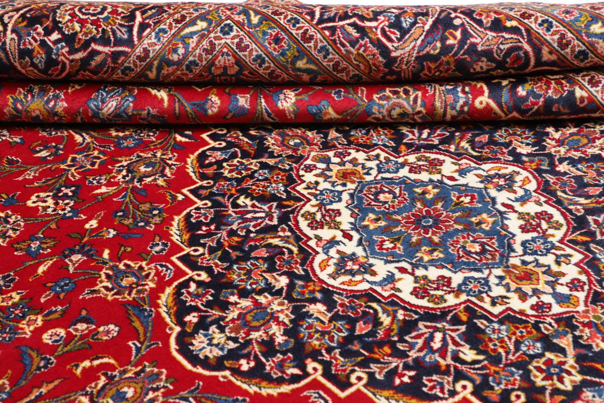 Kashan Perserteppich aus Iran, 298 × 409 cm