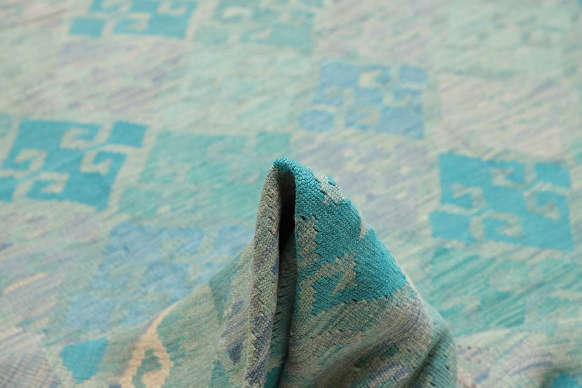 Kelim 306 × 398 cm aus Wolle, handgewebt