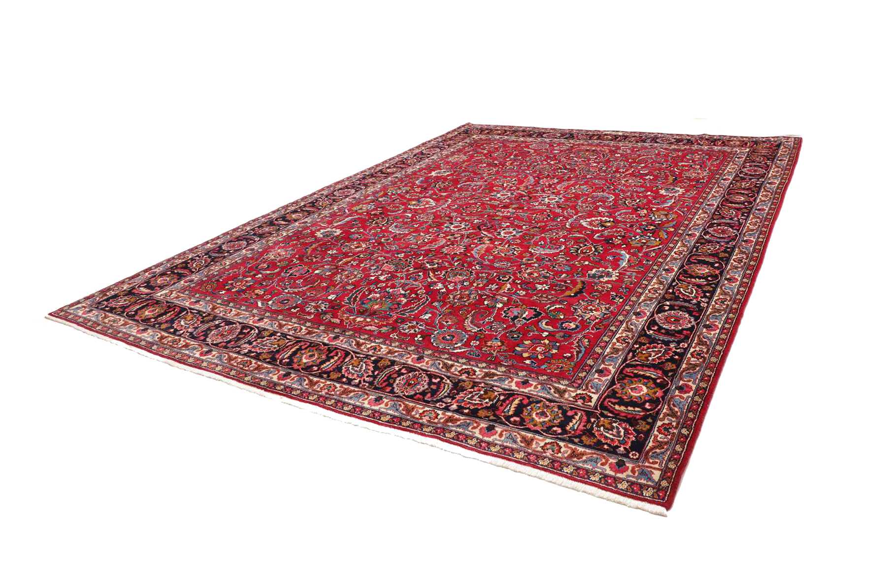 Mashhad Perserteppich aus Iran, 303 × 401 cm