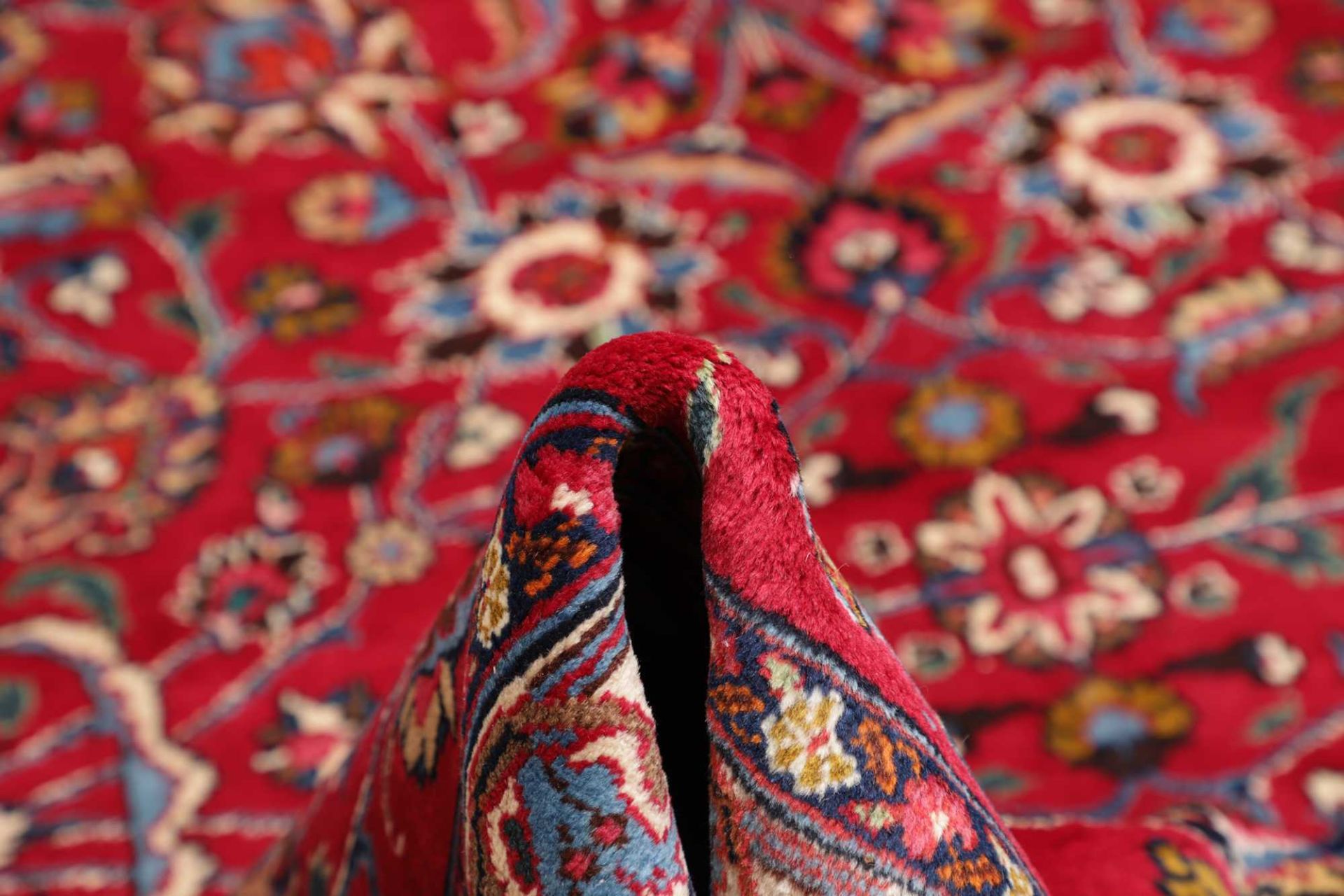 Mashhad Perserteppich aus Iran, 303 × 401 cm