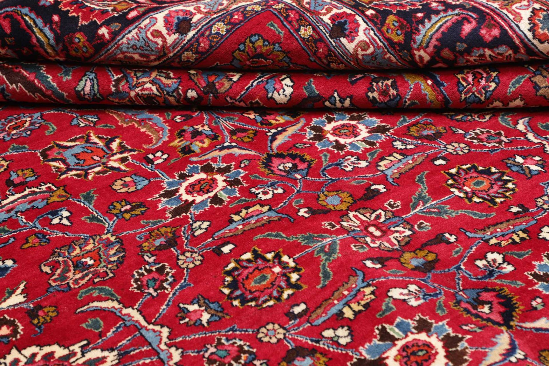 Mashhad Perserteppich aus Iran, 303 × 401 cm