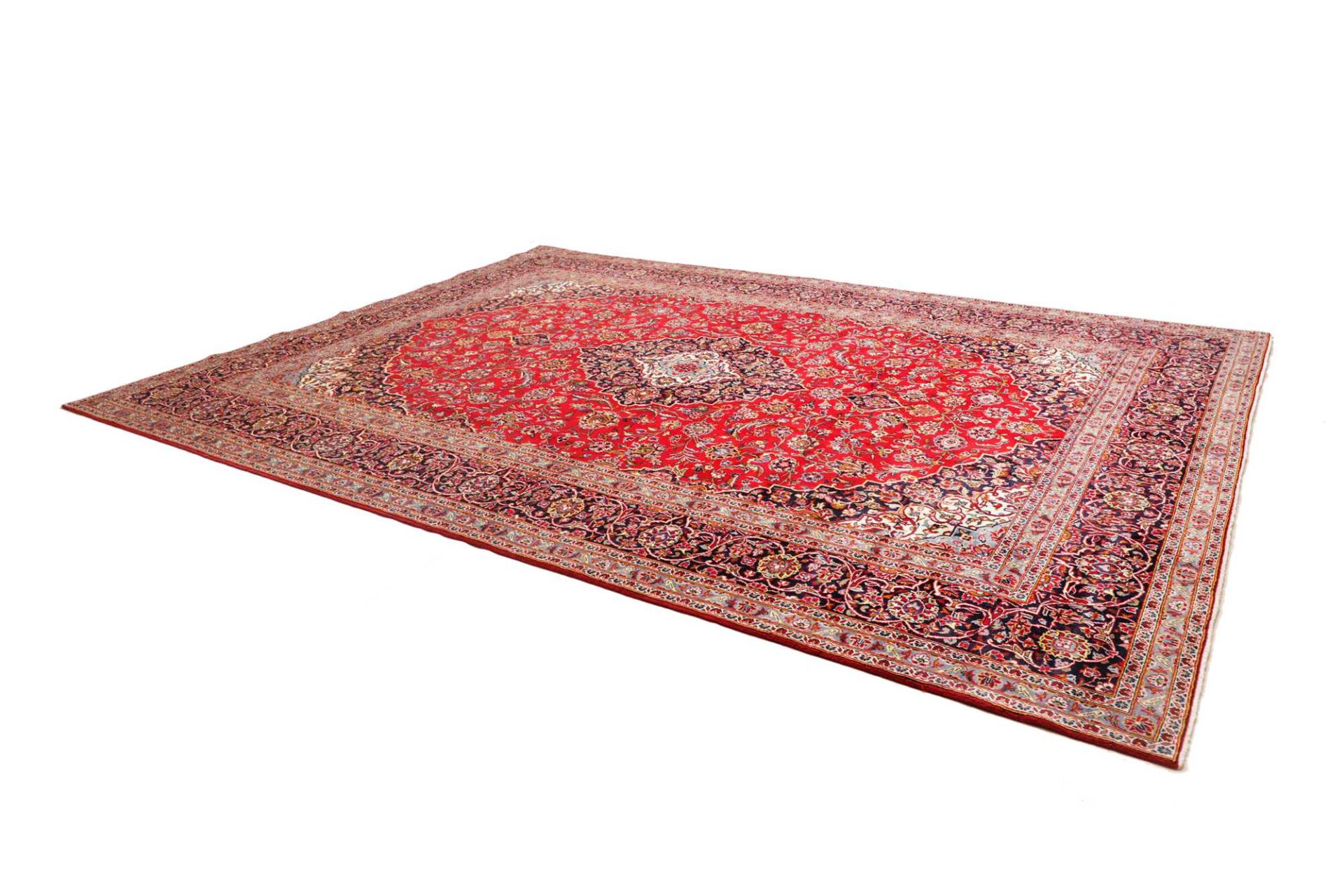Kashan Perserteppich aus Iran, 301 × 402 cm