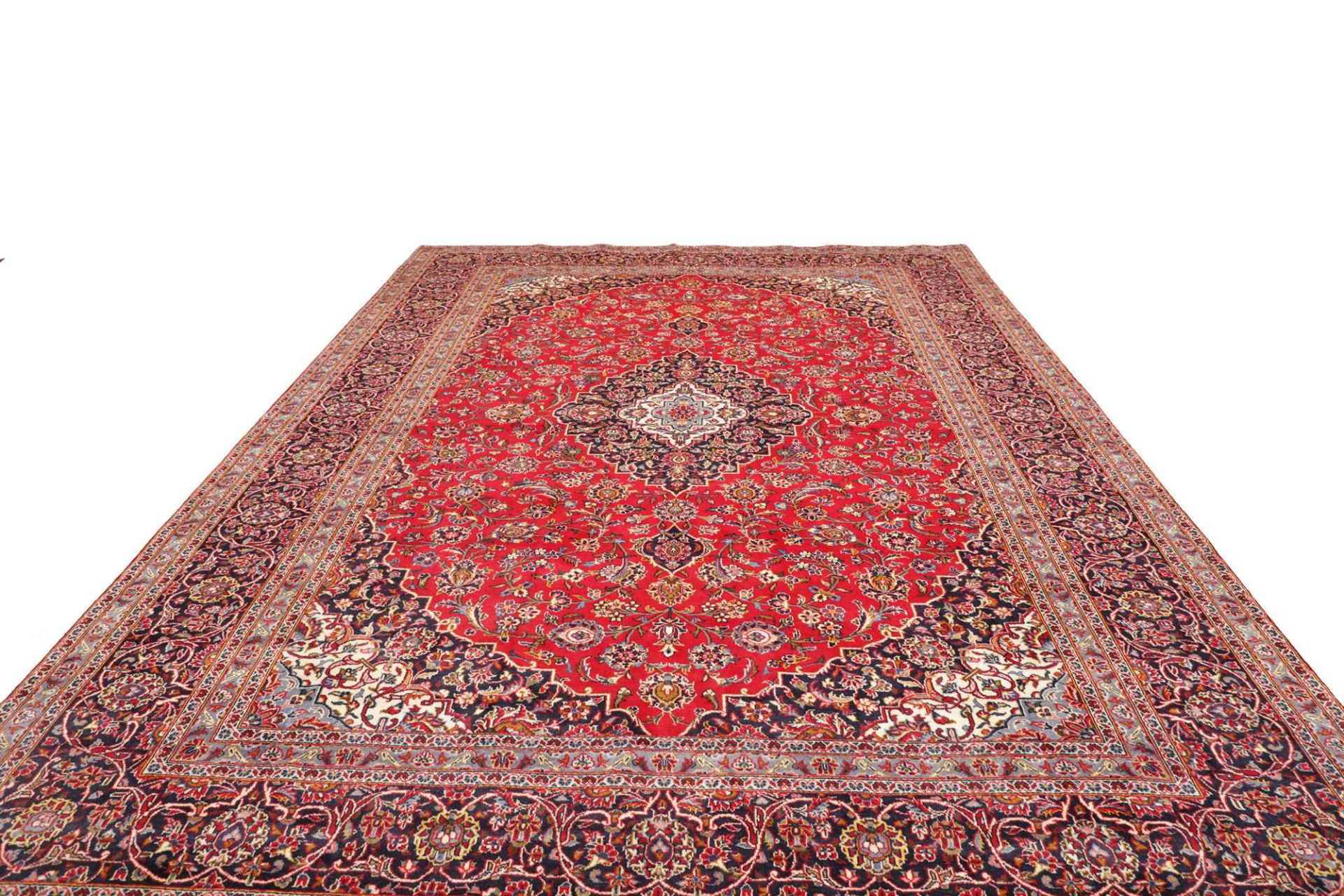 Kashan Perserteppich aus Iran, 301 × 402 cm