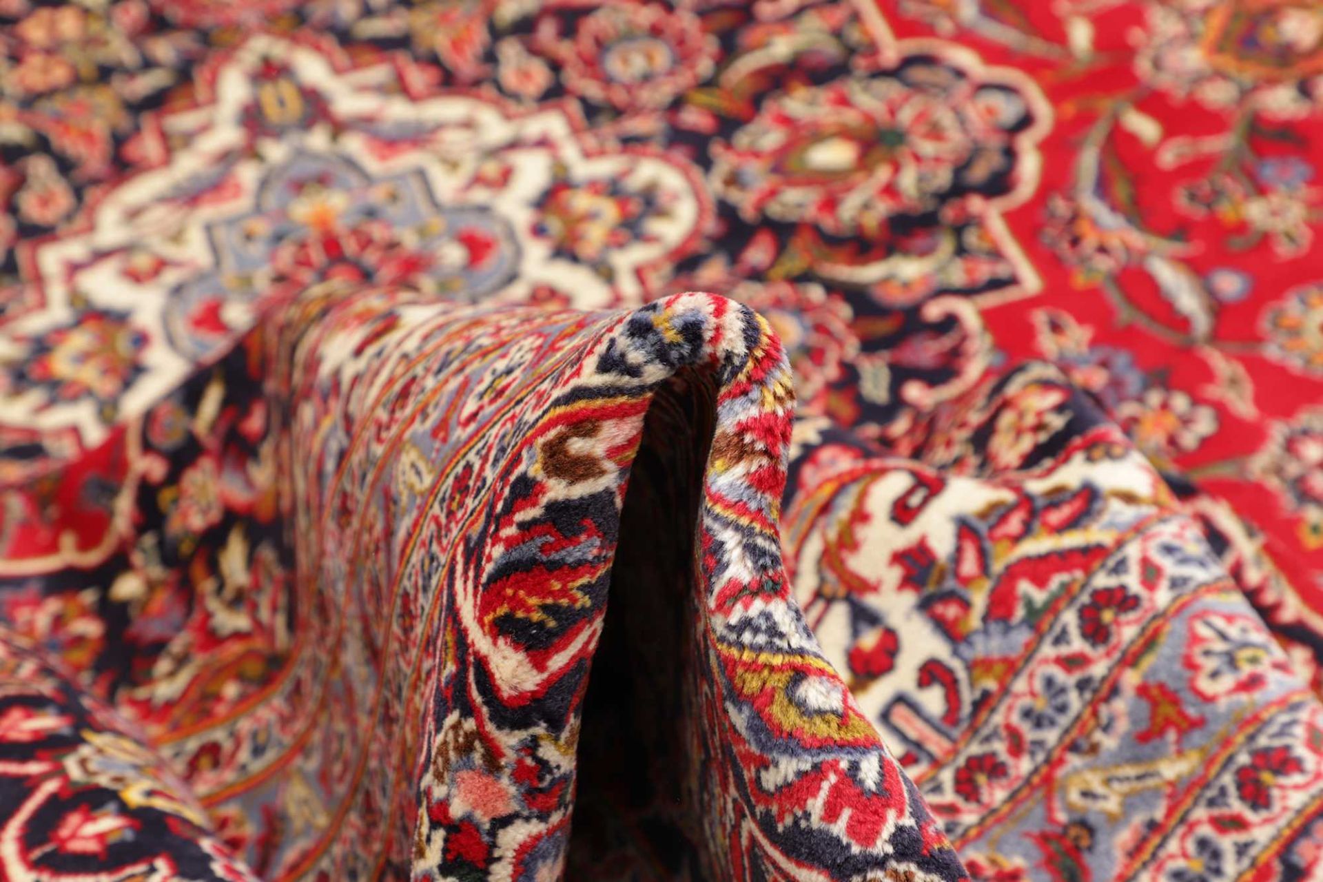 Kashan Perserteppich aus Iran, 301 × 402 cm