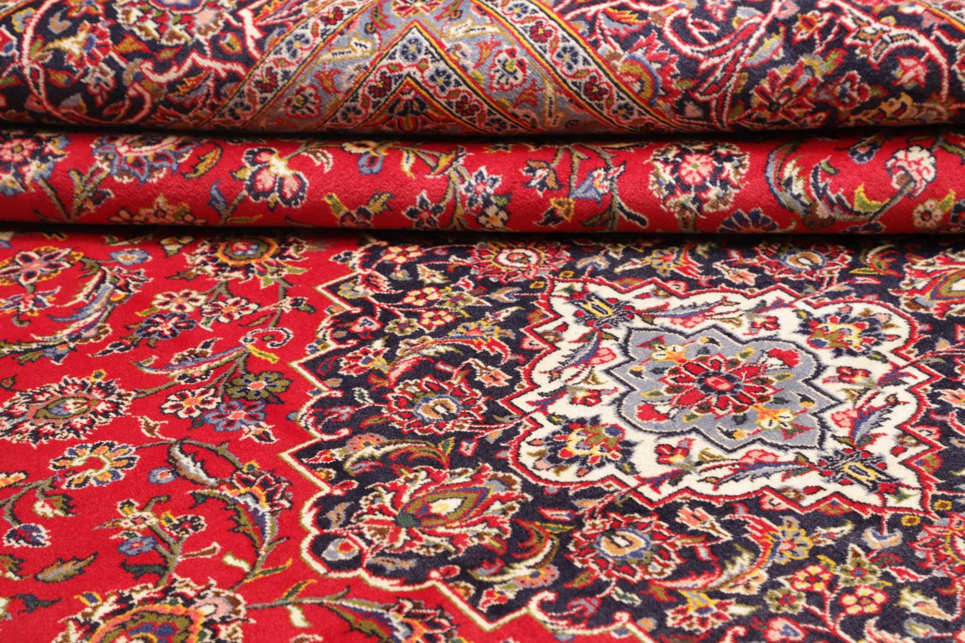 Kashan Perserteppich aus Iran, 301 × 402 cm