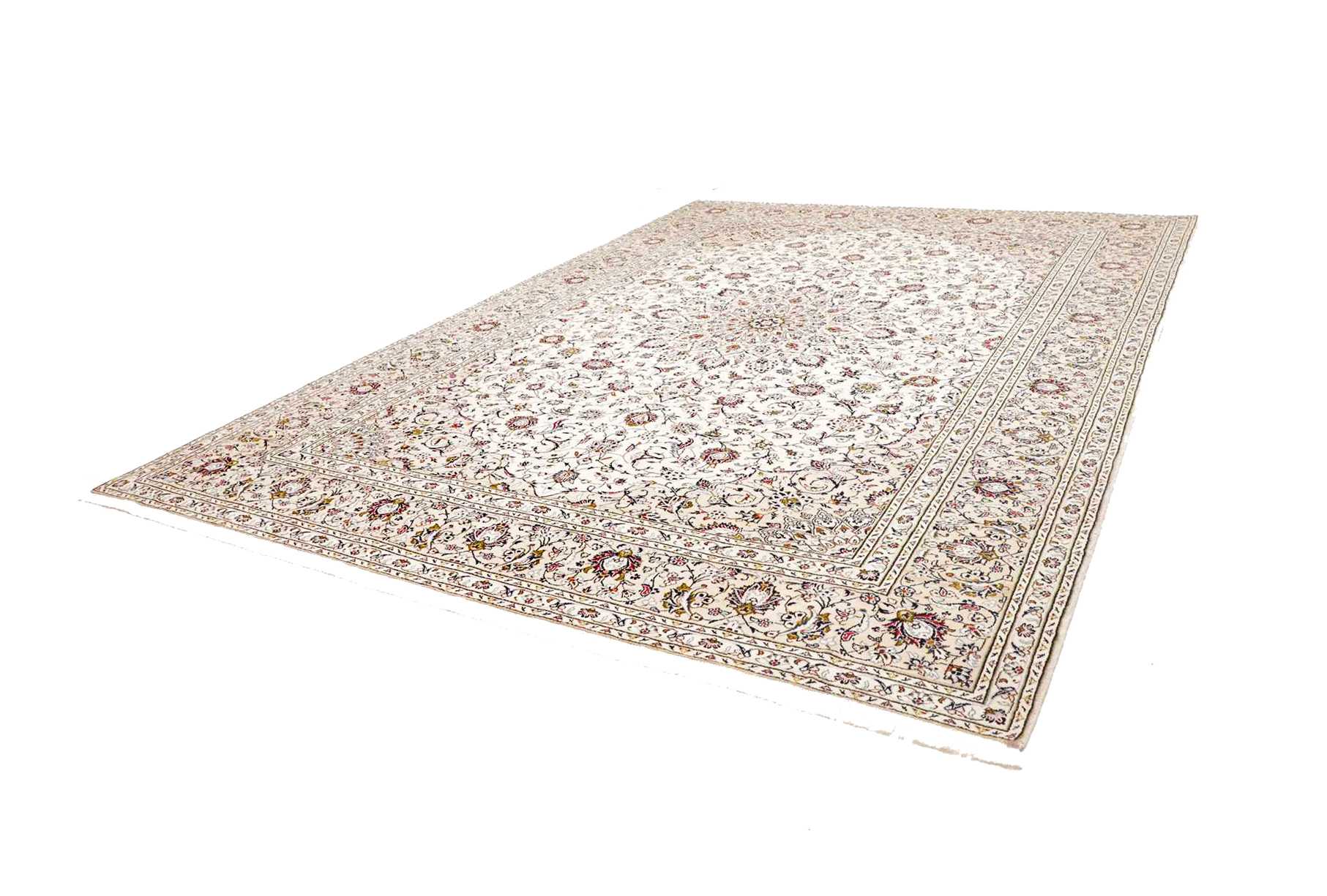 Handgeknüpfter Kashan Perserteppich 301 × 402 cm