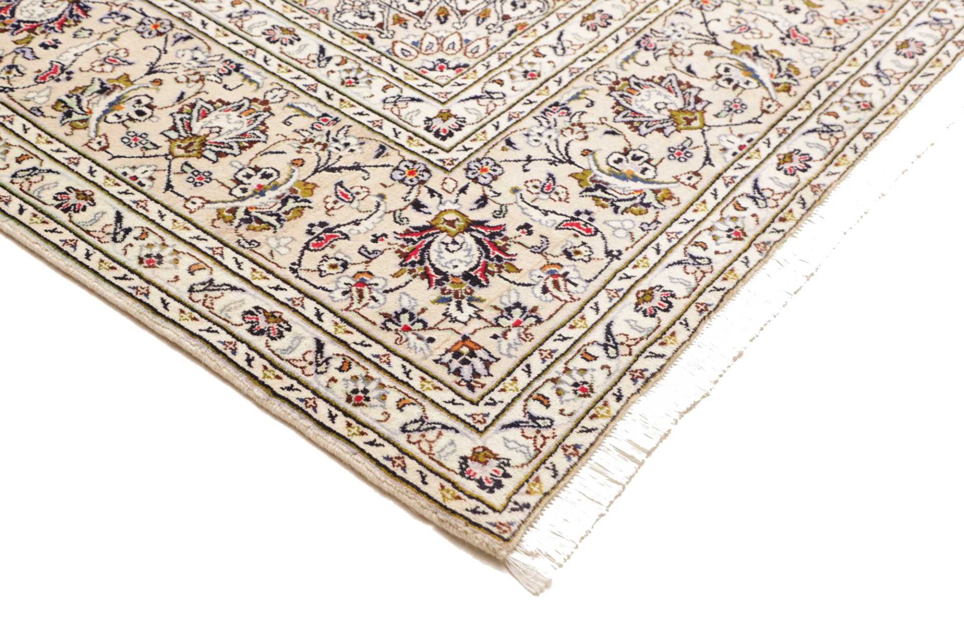 Handgeknüpfter Kashan Perserteppich 301 × 402 cm