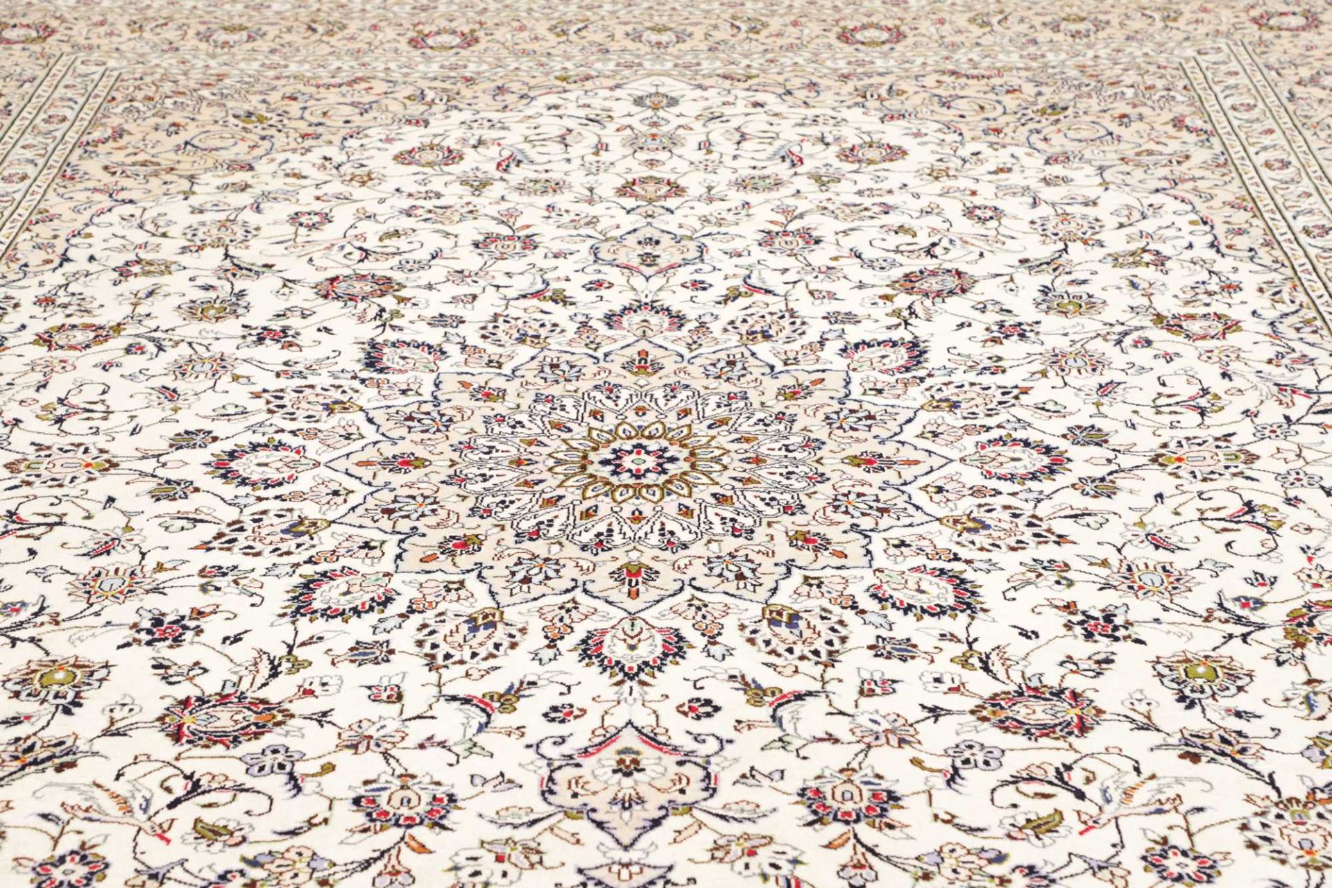 Handgeknüpfter Kashan Perserteppich 301 × 402 cm