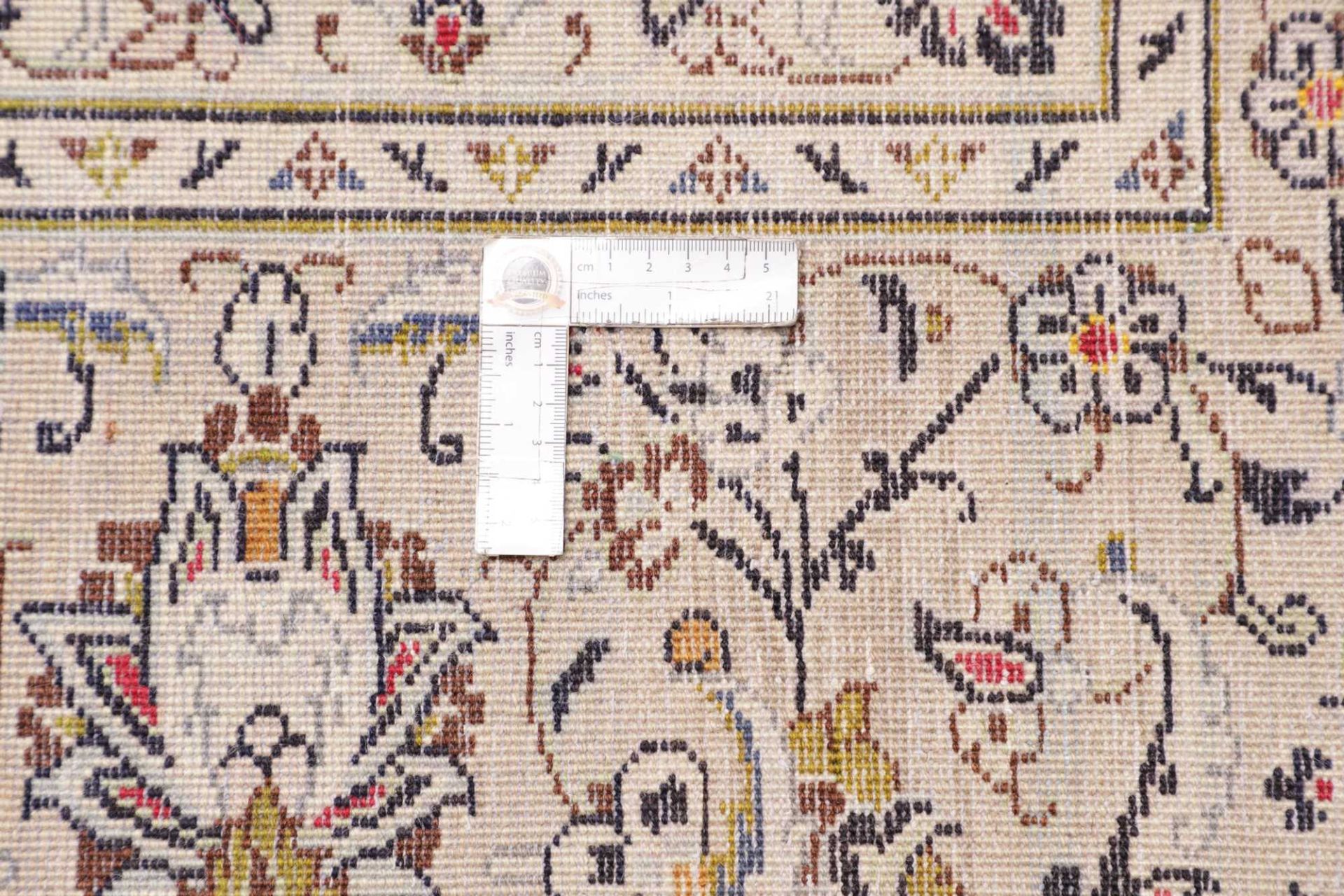 Handgeknüpfter Kashan Perserteppich 301 × 402 cm