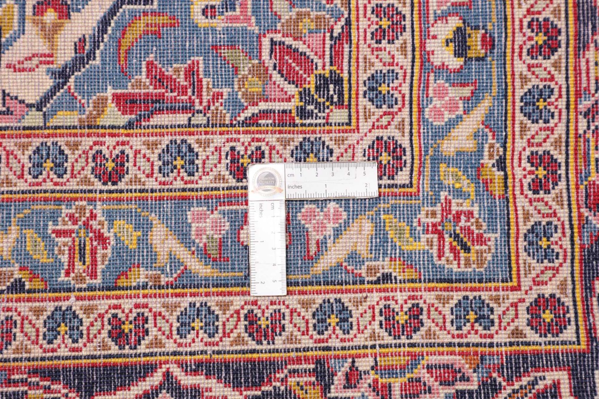 Handgeknüpfter Kashan Perserteppich 299 × 404 cm