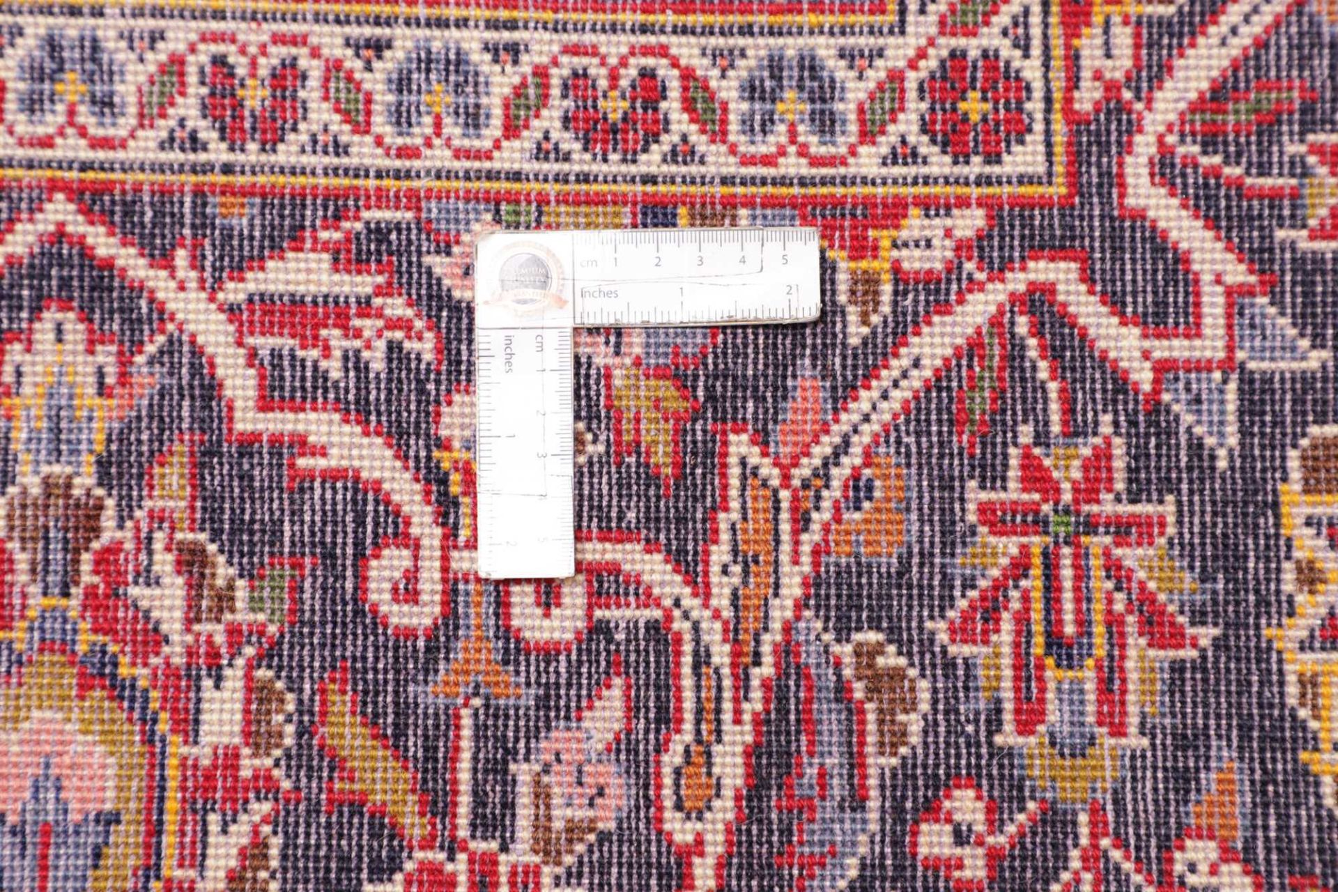 Handgeknüpfter Kashan Perserteppich 301 × 401 cm