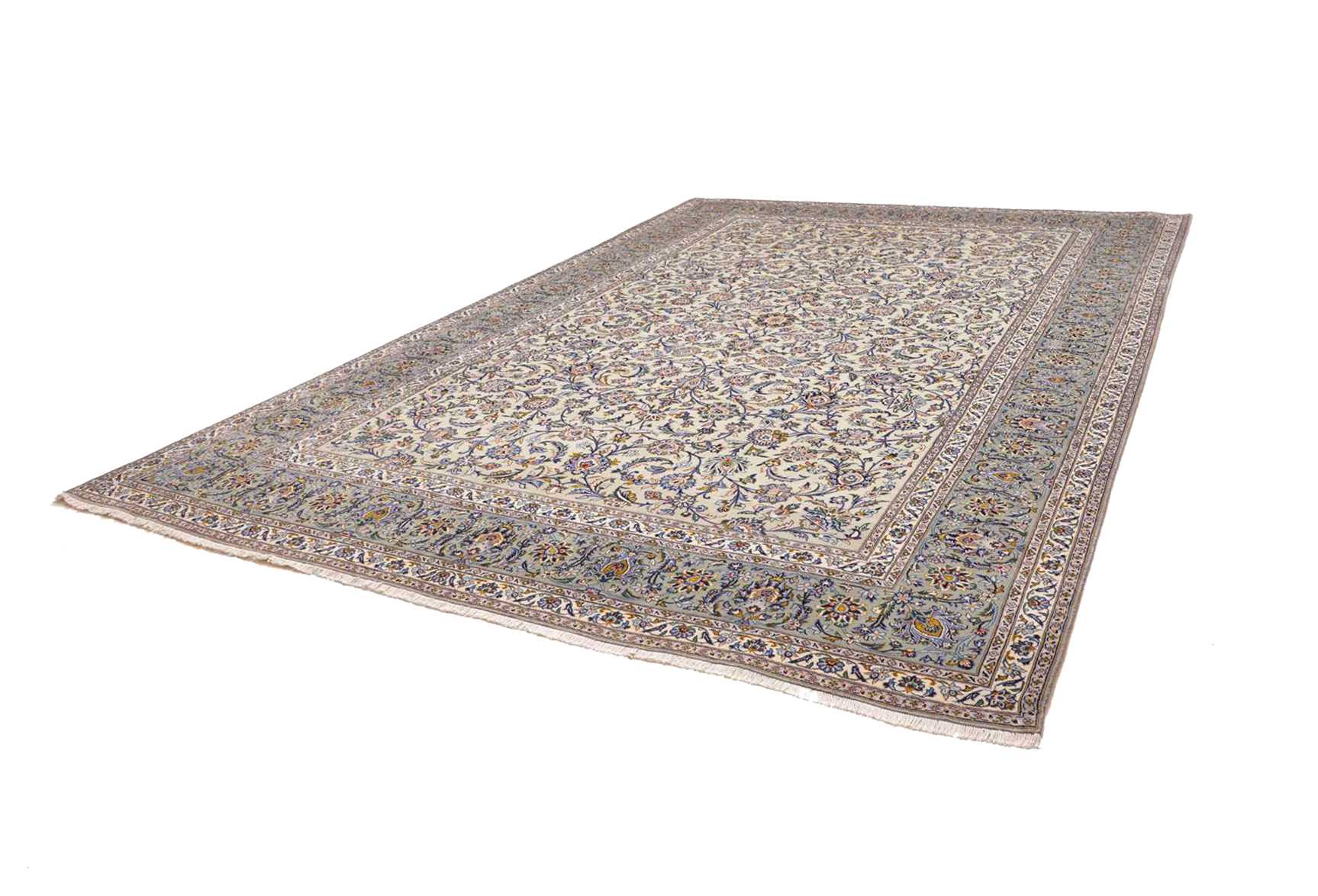 Kashan Perserteppich 296 × 407 cm aus Wolle, handgeknüpft