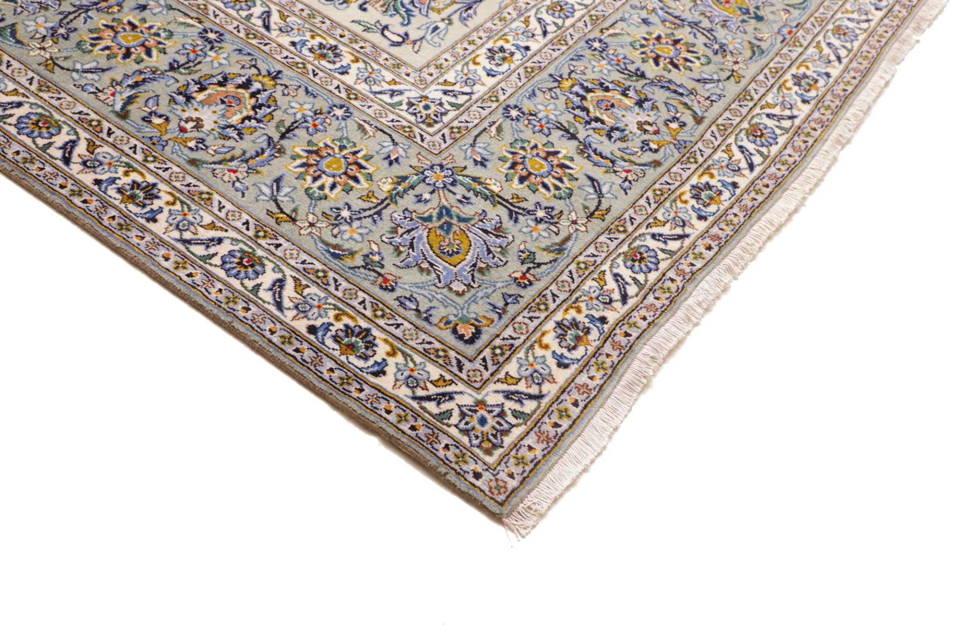 Kashan Perserteppich 296 × 407 cm aus Wolle, handgeknüpft