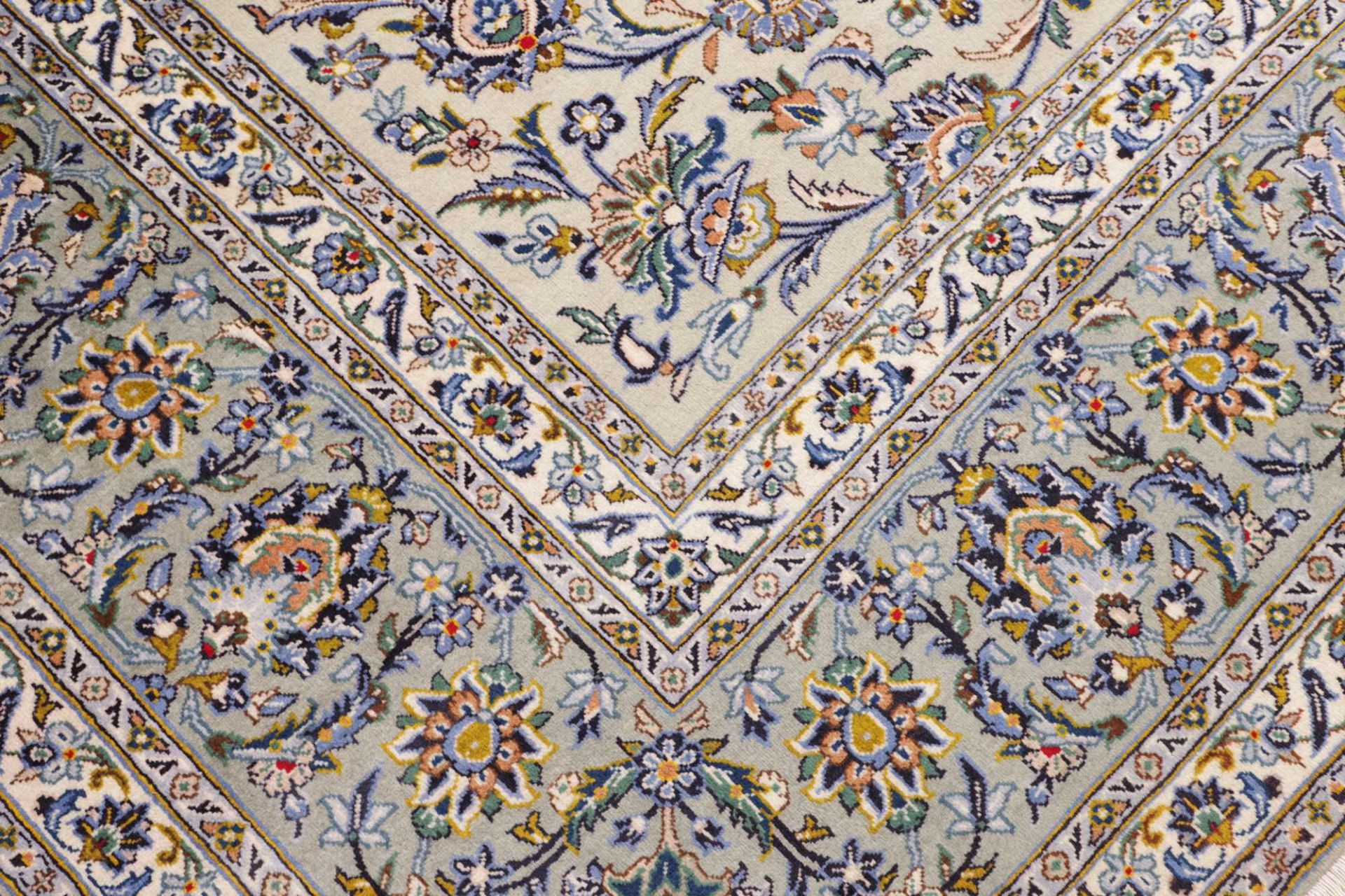 Kashan Perserteppich 296 × 407 cm aus Wolle, handgeknüpft