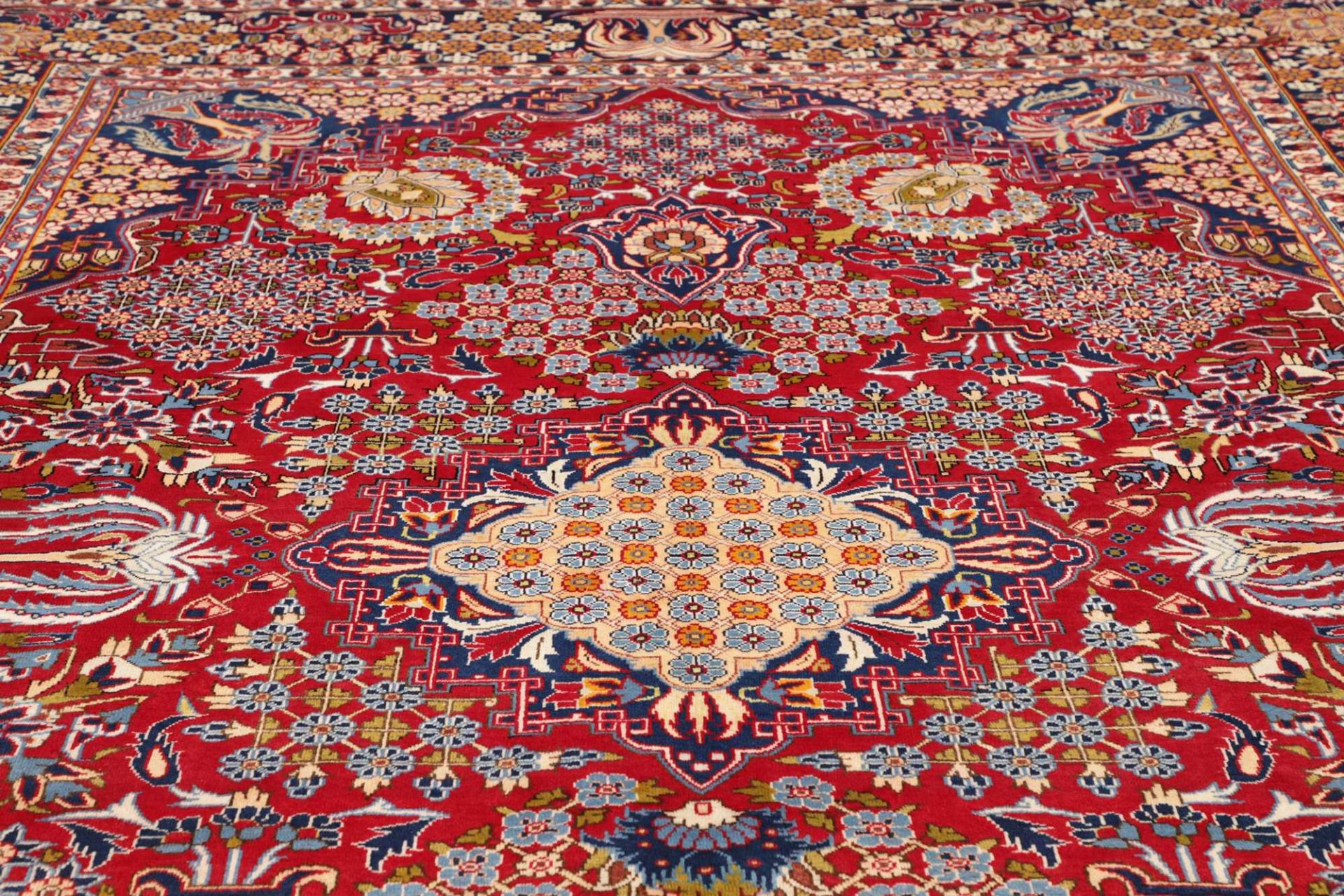 Handgeknüpfter Perserteppich, 299 × 402 cm, Wolle