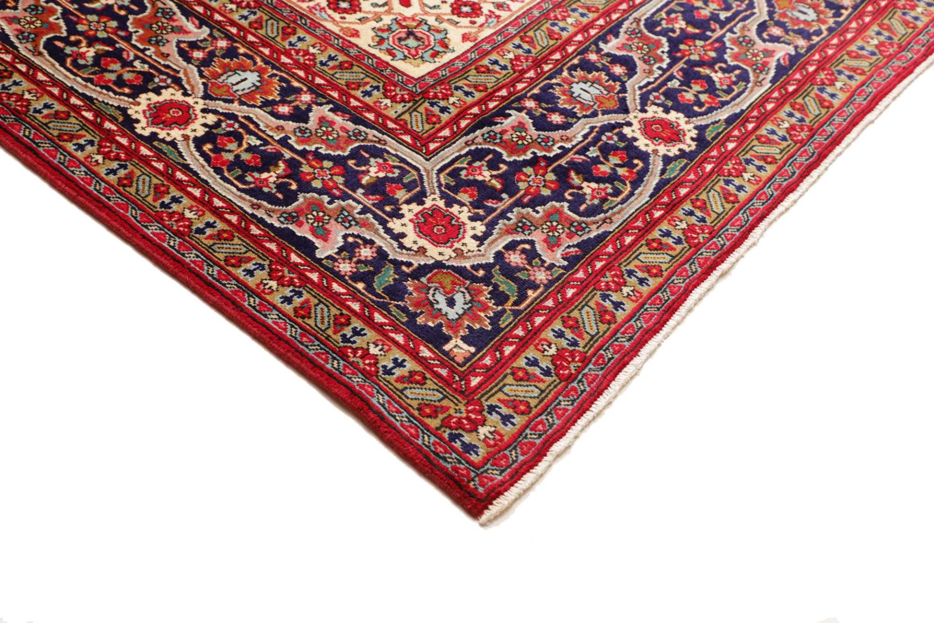 Täbriz Perserteppich 301 × 399 cm aus Wolle, handgeknüpft