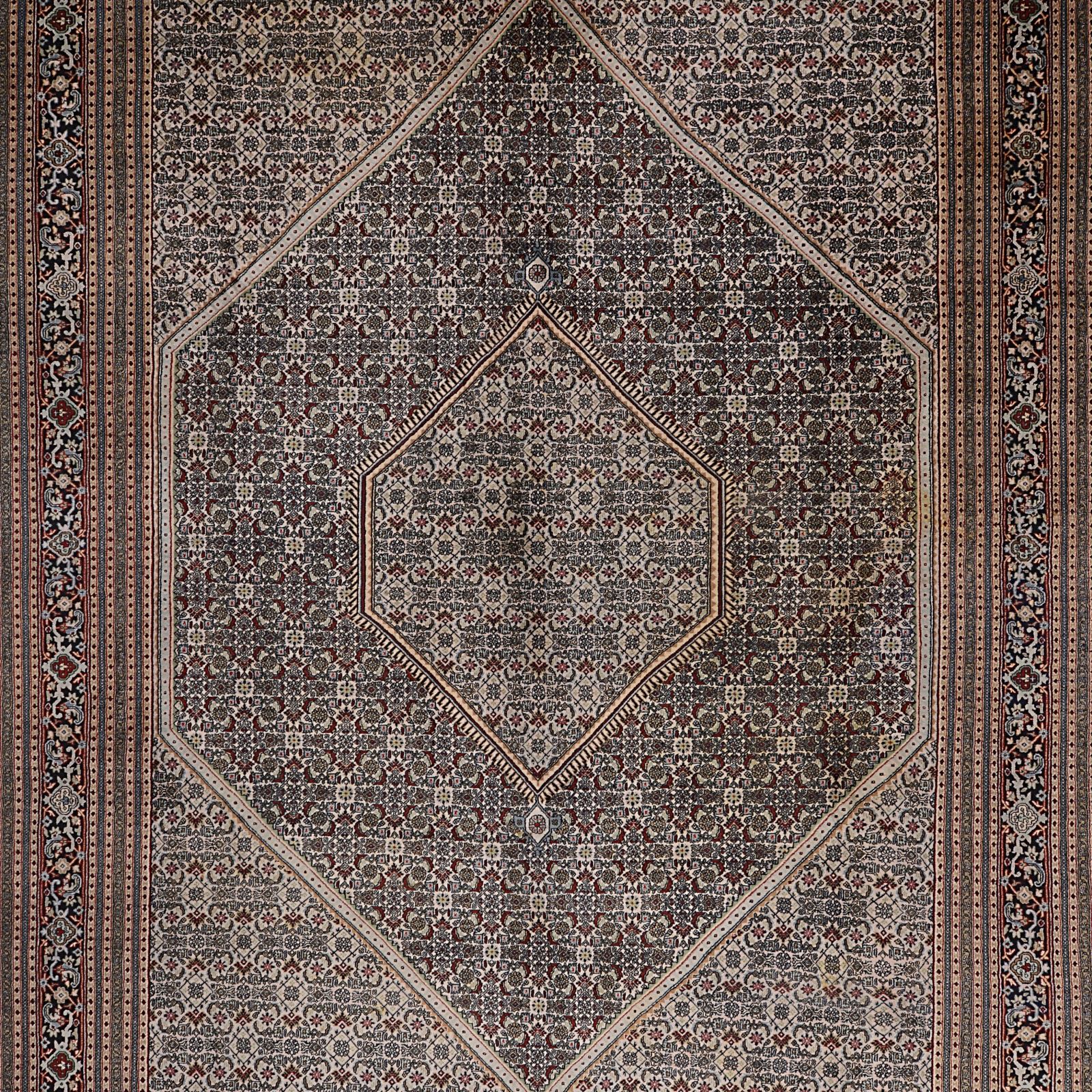 Handgeknüpfter Täbriz Orientteppich, 304 × 404 cm, Wolle
