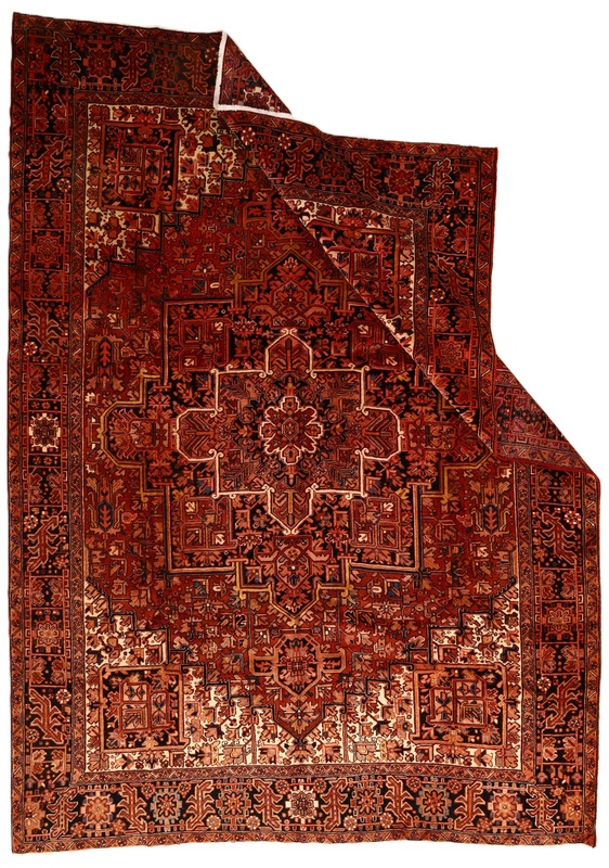 Handgeknüpfter Heriz Perserteppich 409 × 296 cm