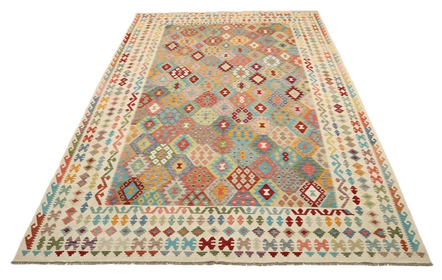 Handgewebter Kelim 484 × 303 cm