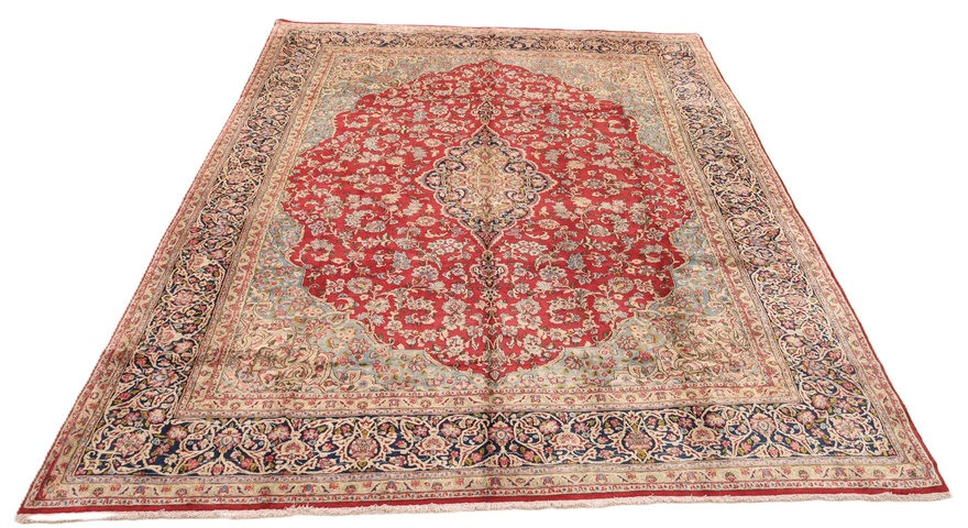 Kerman Perserteppich 419 × 319 cm aus Wolle, handgeknüpft