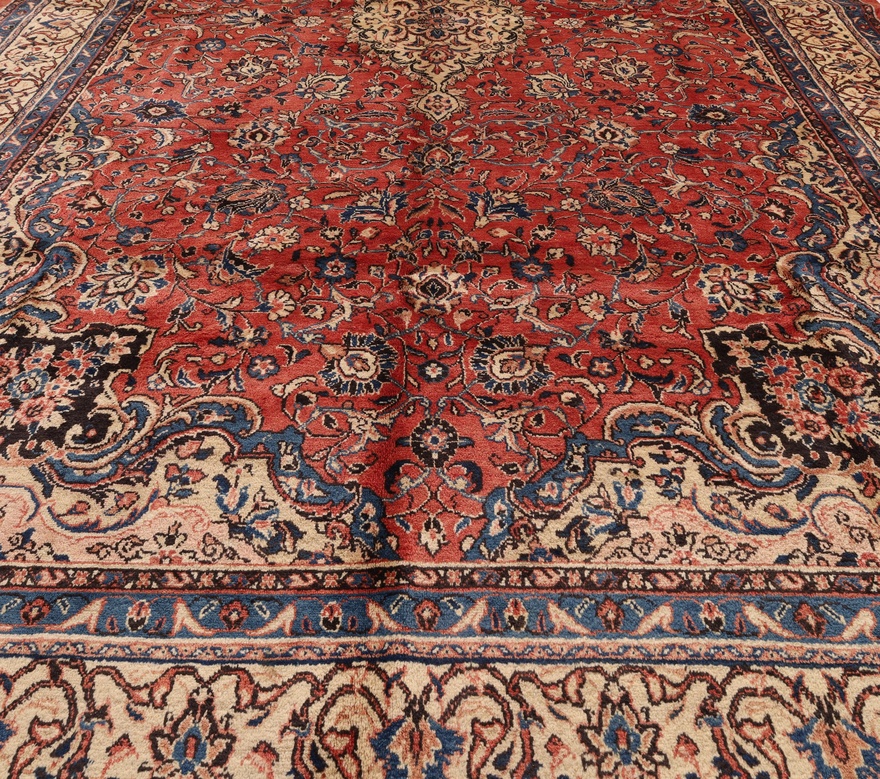 Handgeknüpfter Sarough Perserteppich, 513 × 290 cm, Wolle