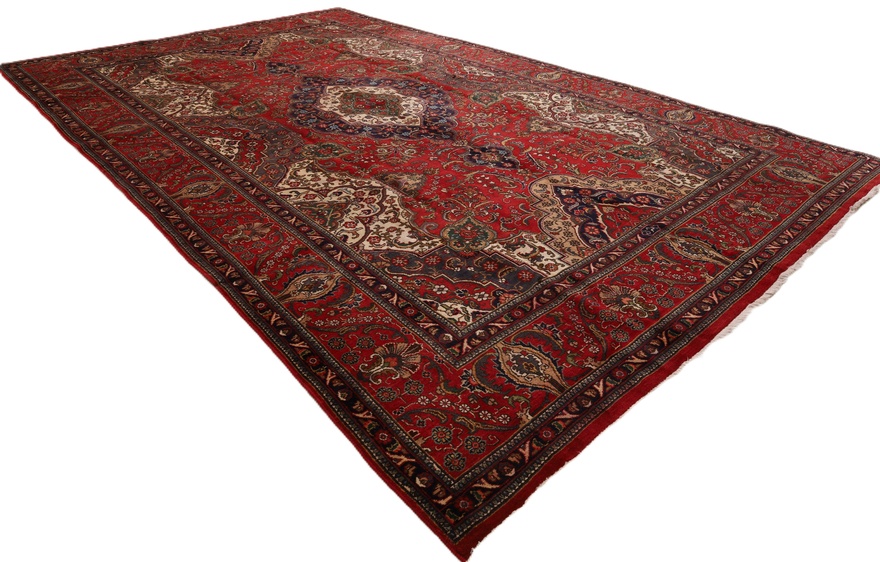 Täbriz Perserteppich 505 × 312 cm aus Wolle, handgeknüpft