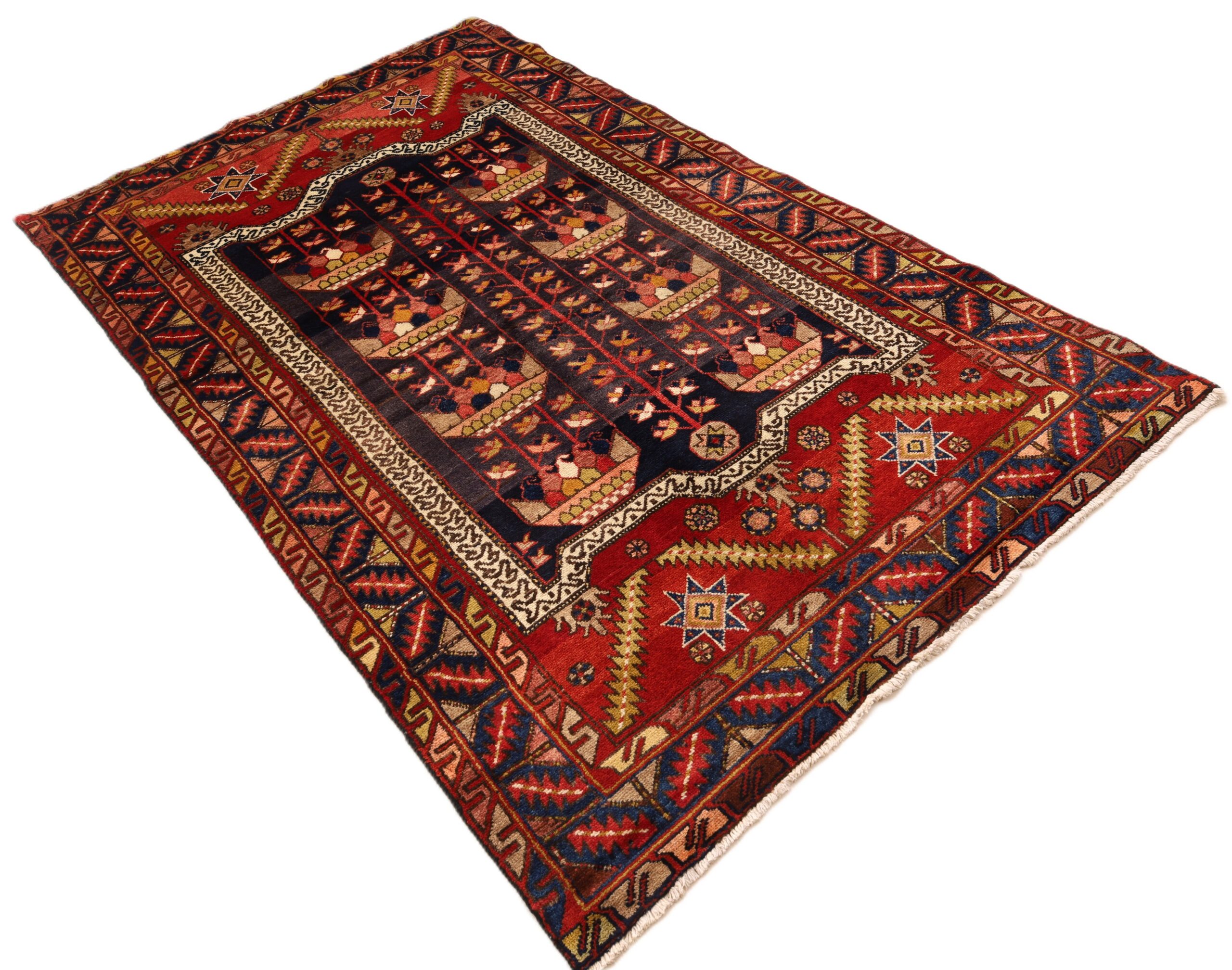 Antiker Perserteppich, 220 × 131 cm, Wolle