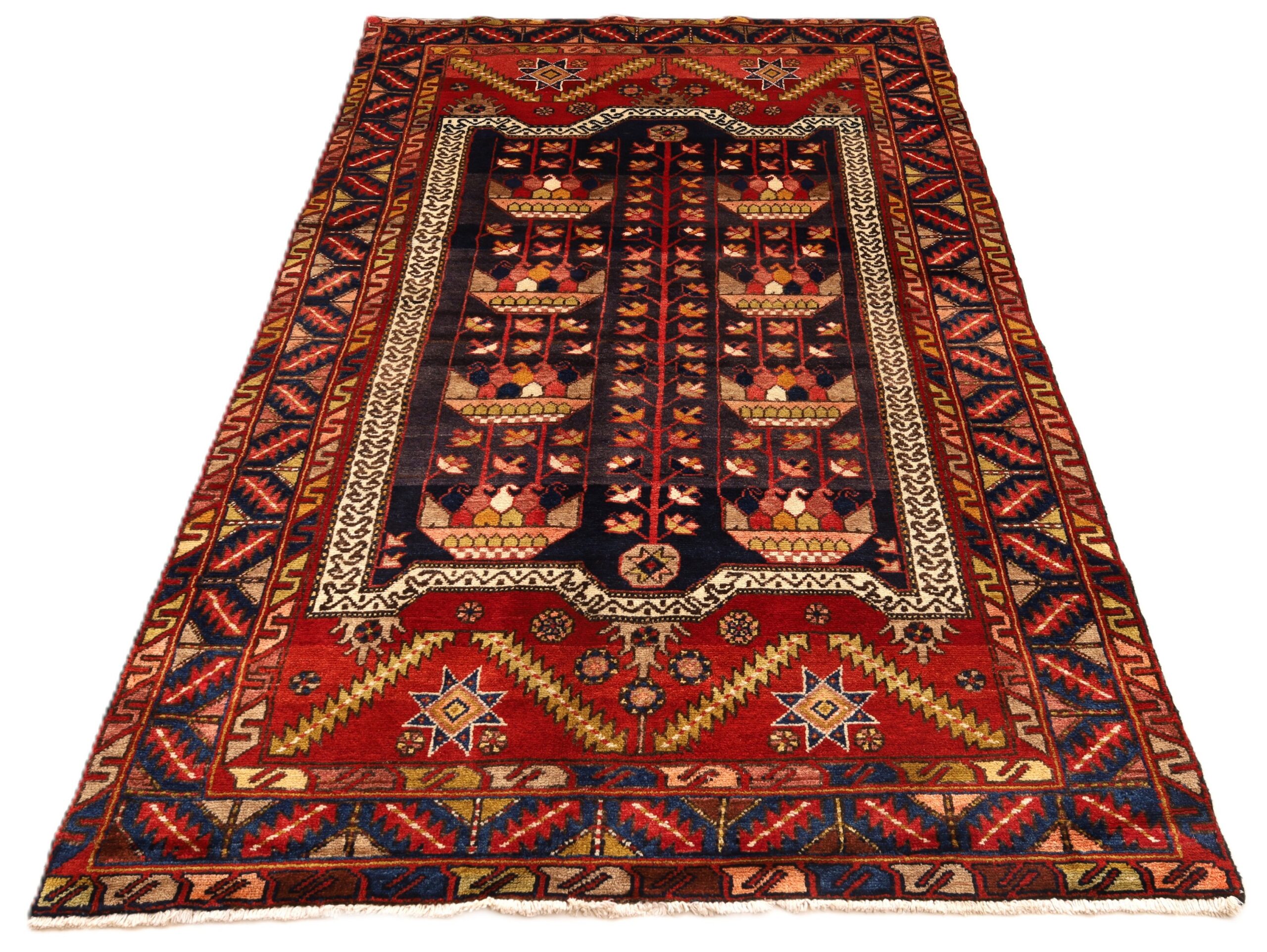 Antiker Perserteppich, 220 × 131 cm, Wolle