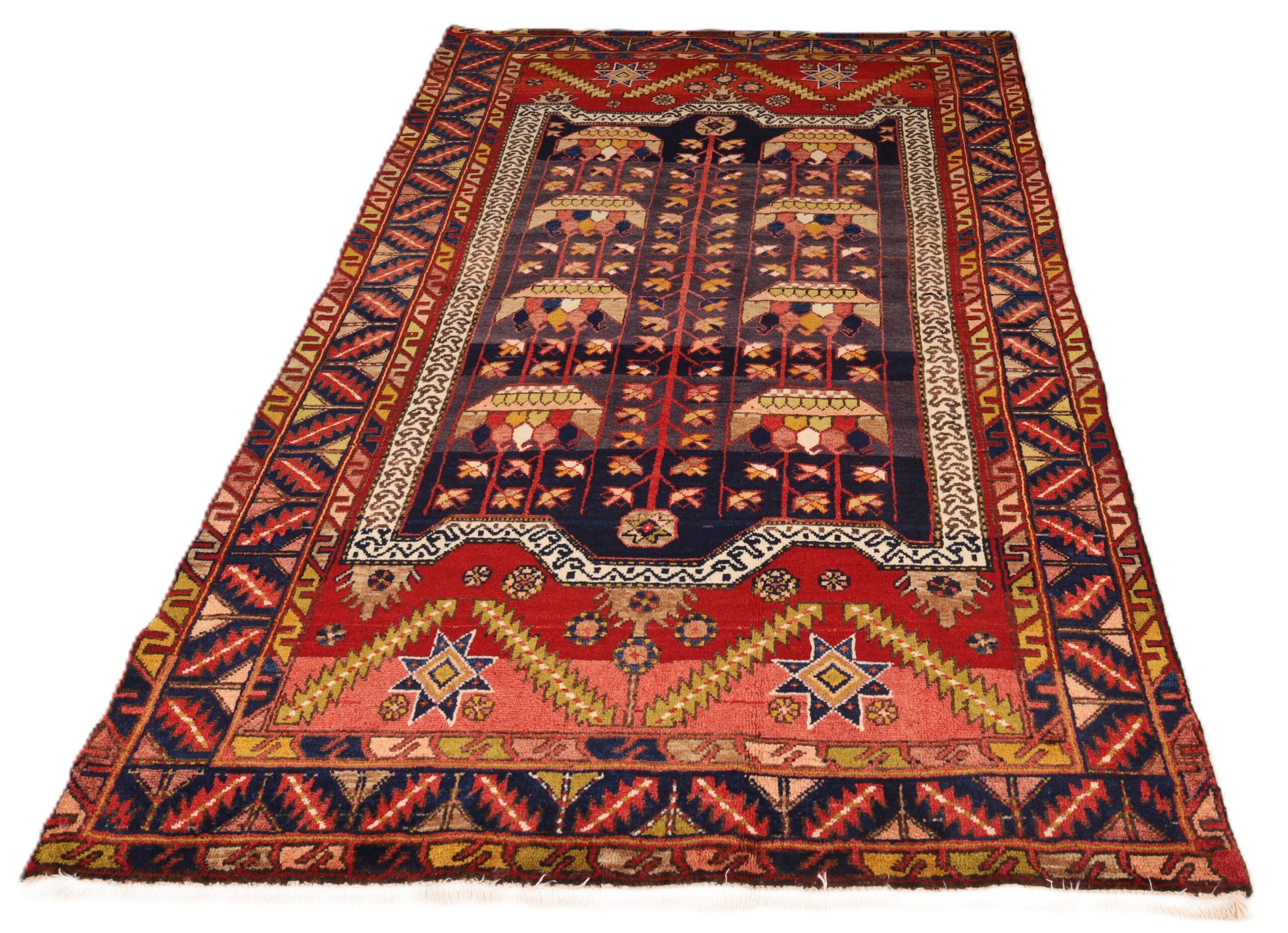 Antiker Perserteppich, 220 × 131 cm, Wolle