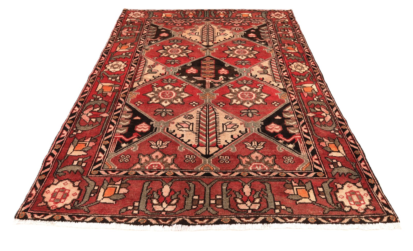 Bakhtiari Perserteppich 200 × 158 cm aus Wolle, handgeknüpft