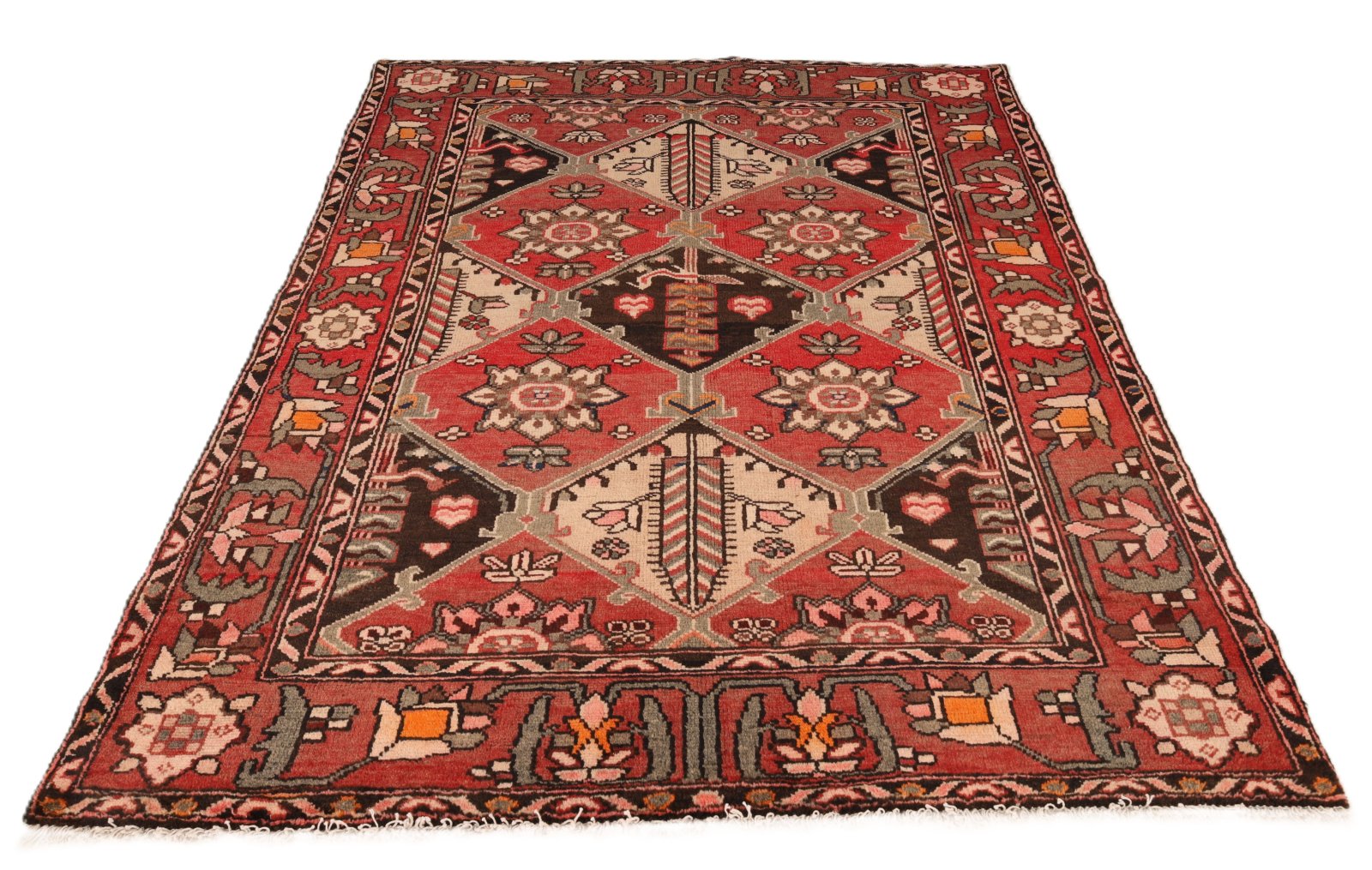 Bakhtiari Perserteppich 200 × 158 cm aus Wolle, handgeknüpft
