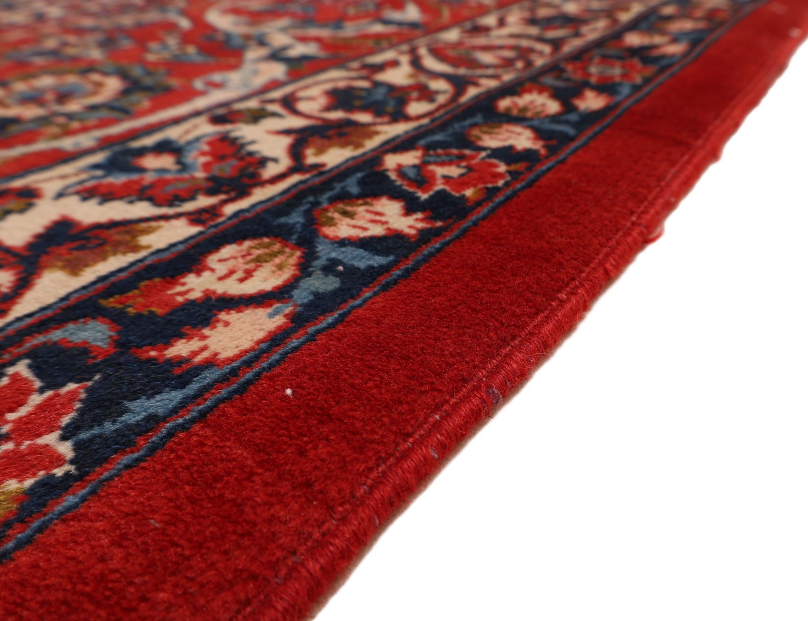 Isfahan Perserteppich antik, 454 × 296 cm, Wolle