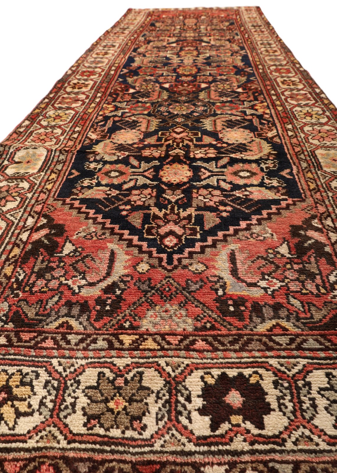 Handgeknüpfter Hamadan Perserteppich 299 × 90 cm