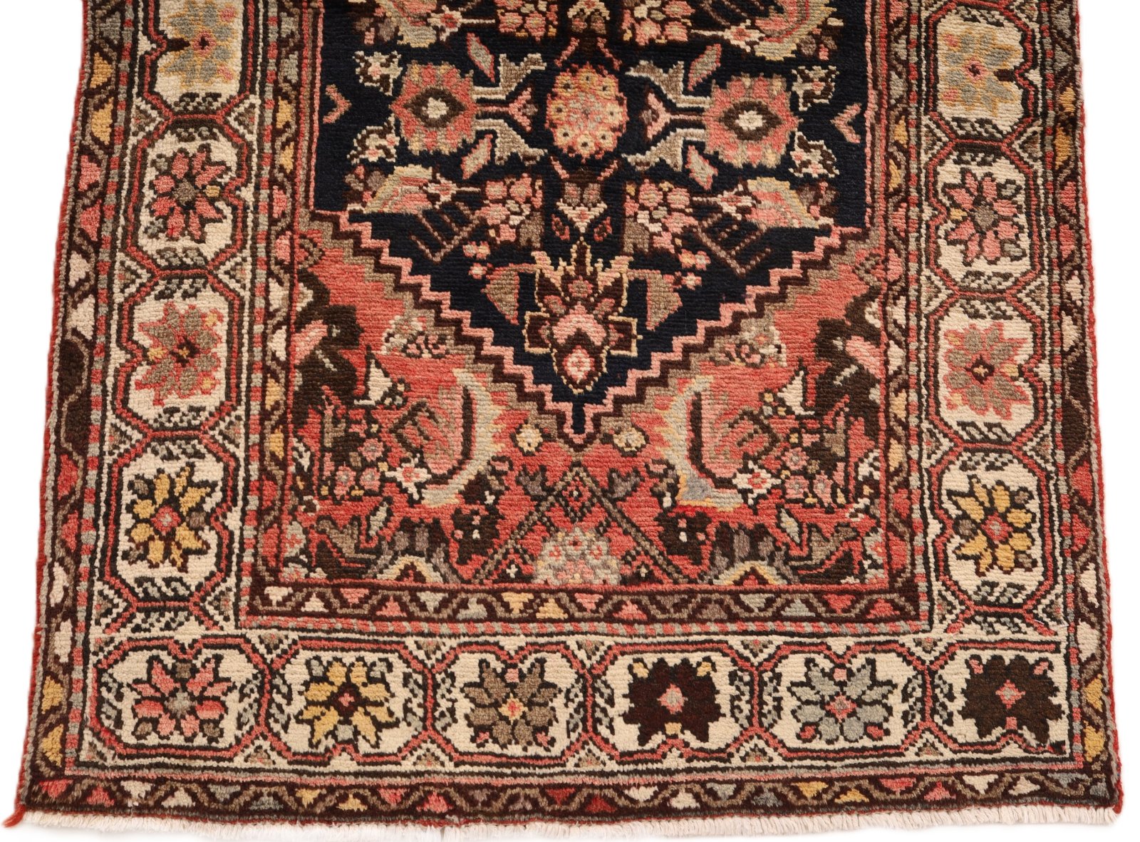 Handgeknüpfter Hamadan Perserteppich 299 × 90 cm