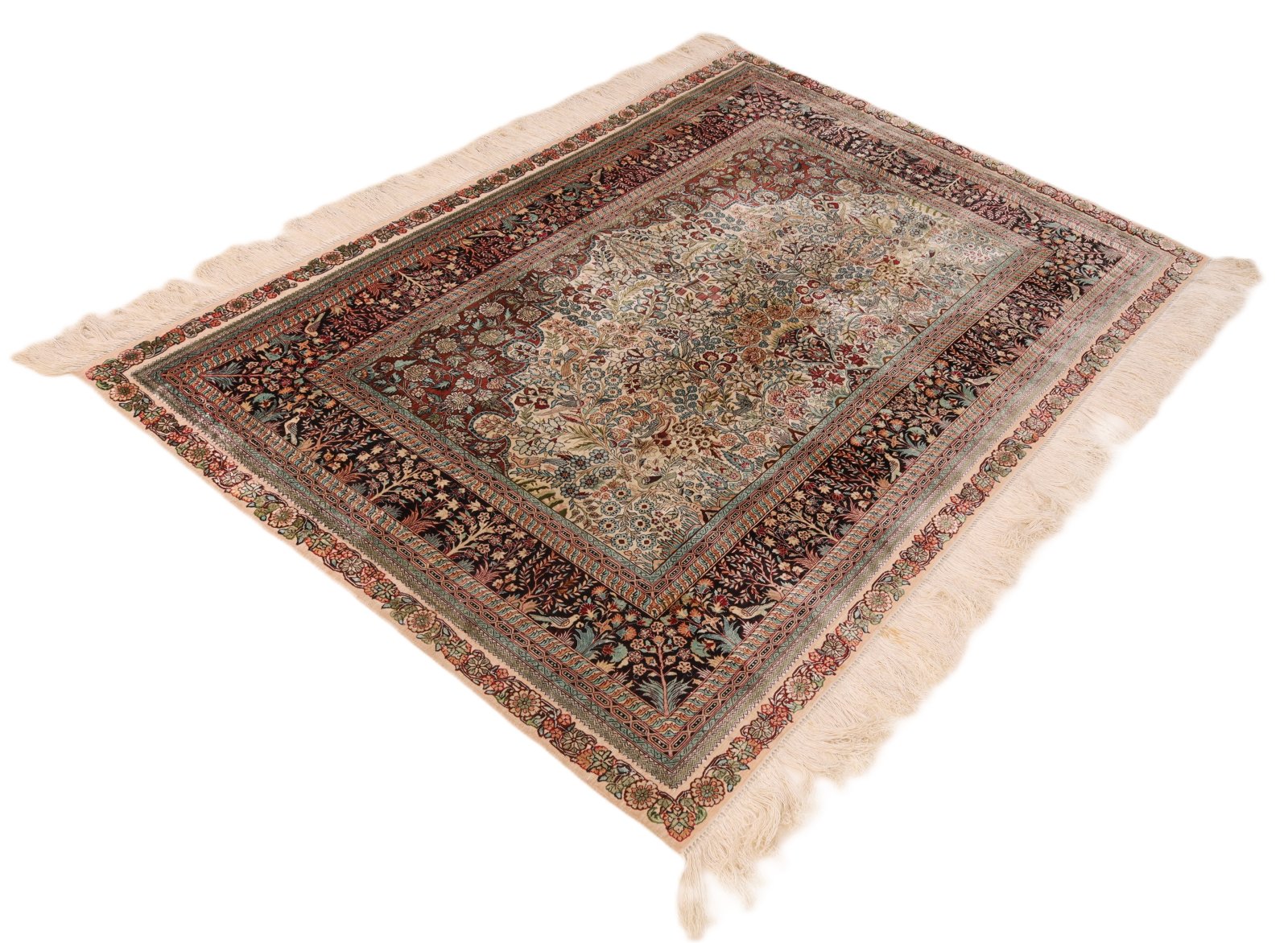 Handgeknüpfter Orientteppich 190 × 130 cm