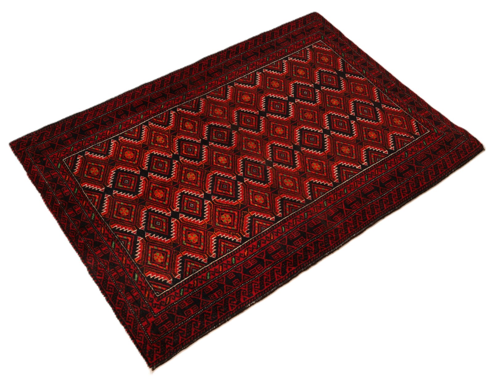 Baluch Perserteppich 105 × 70 cm aus Wolle, handgeknüpft
