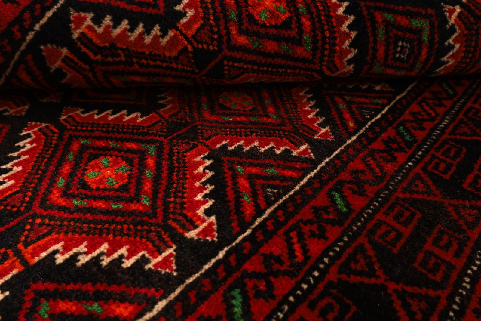Baluch Perserteppich 105 × 70 cm aus Wolle, handgeknüpft