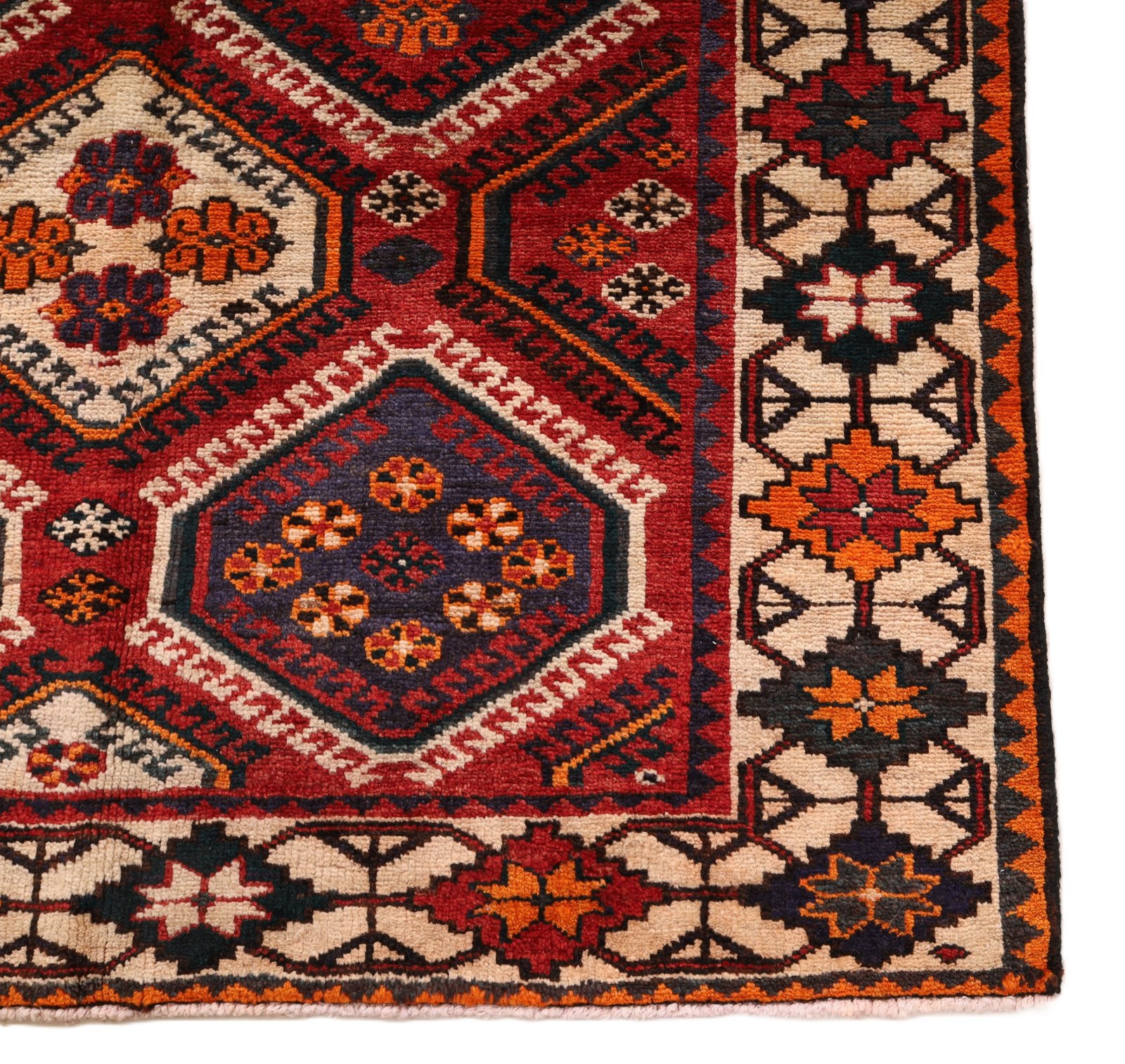 Handgeknüpfter Bakhtiari Perserteppich, 298 × 152 cm, Wolle