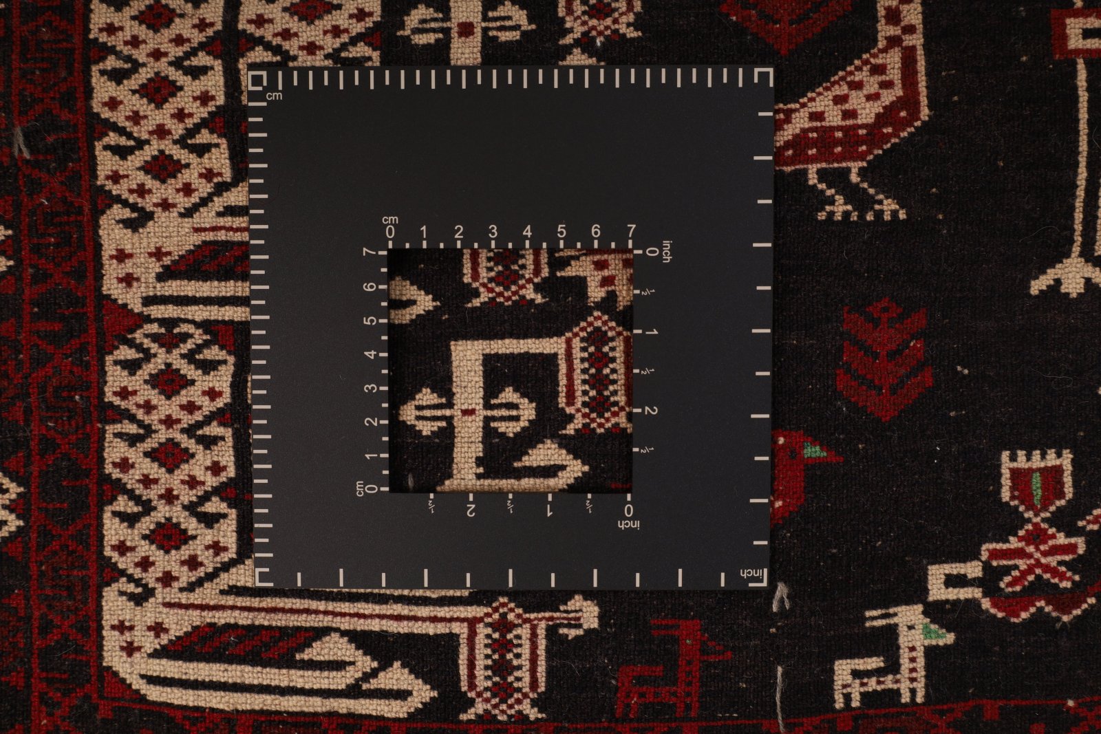 Baluch Perserteppich 140 × 104 cm aus Wolle, handgeknüpft