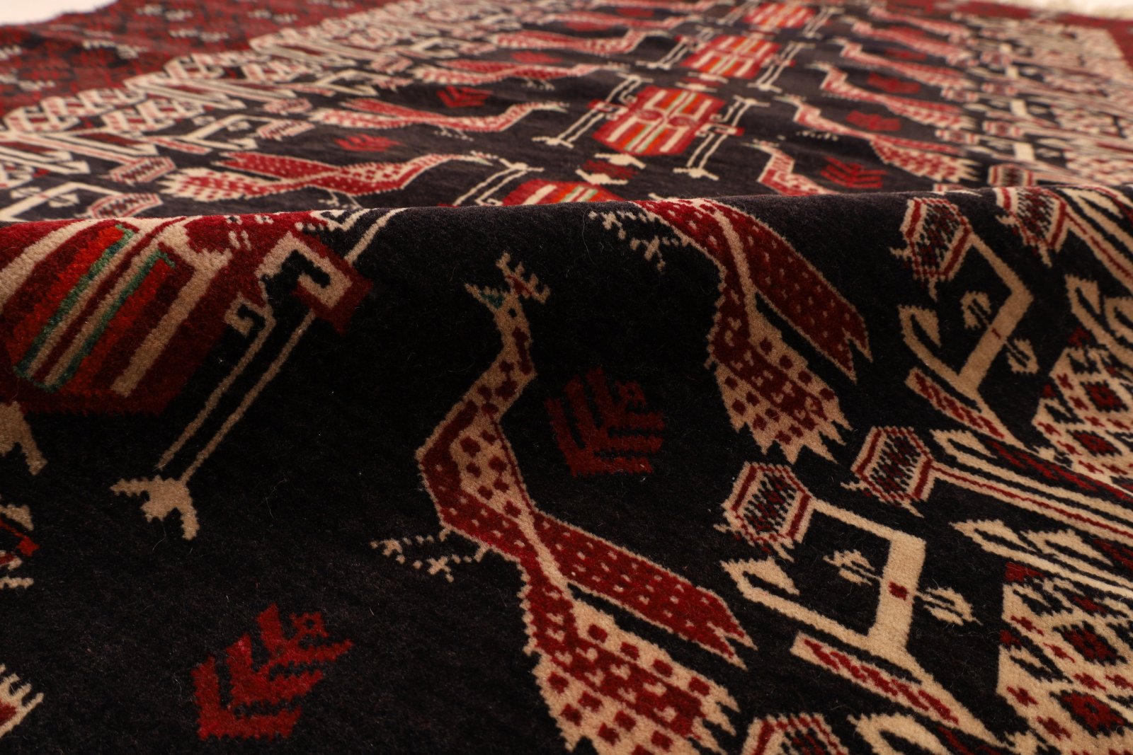 Baluch Perserteppich 140 × 104 cm aus Wolle, handgeknüpft