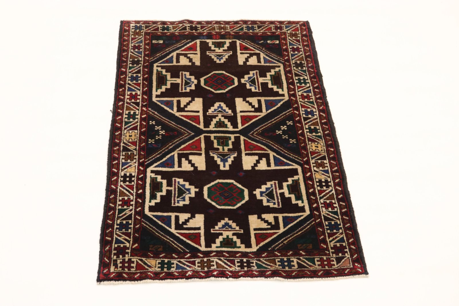 Baluch Perserteppich aus Iran, 125 × 80 cm