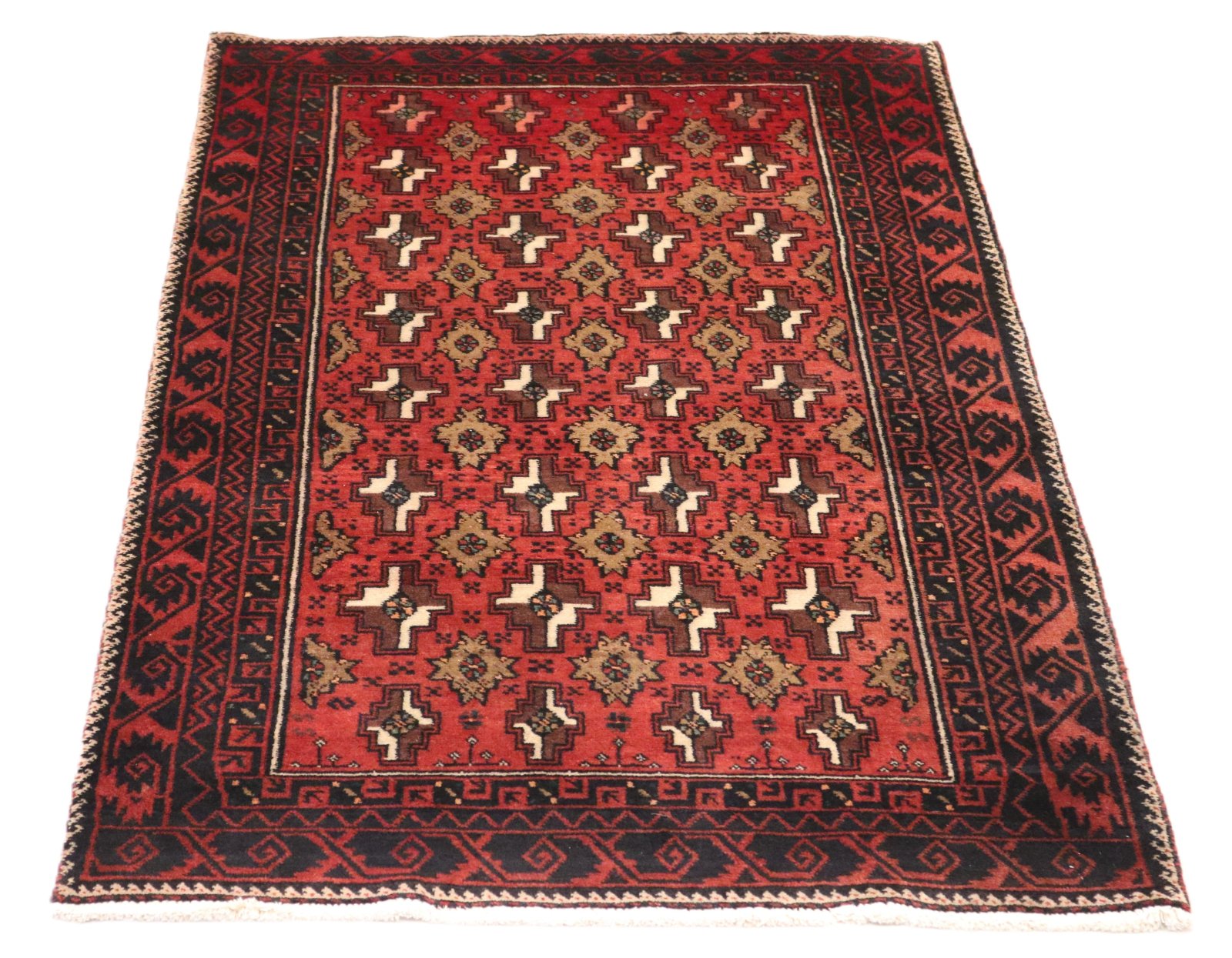 Baluch Perserteppich 200 × 108 cm aus Wolle, handgeknüpft
