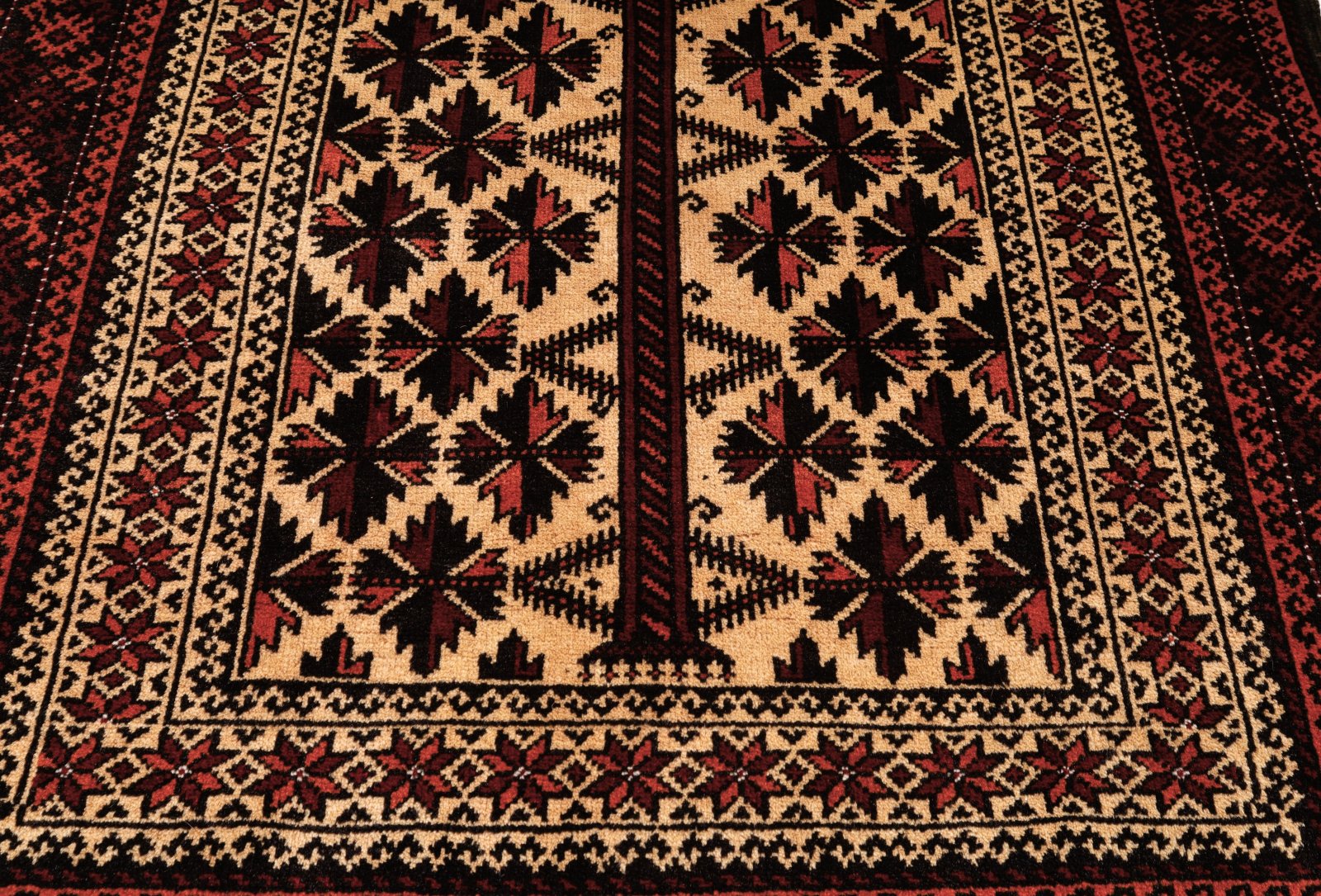 Handgeknüpfter Baluch Perserteppich, 146 × 98 cm, Wolle