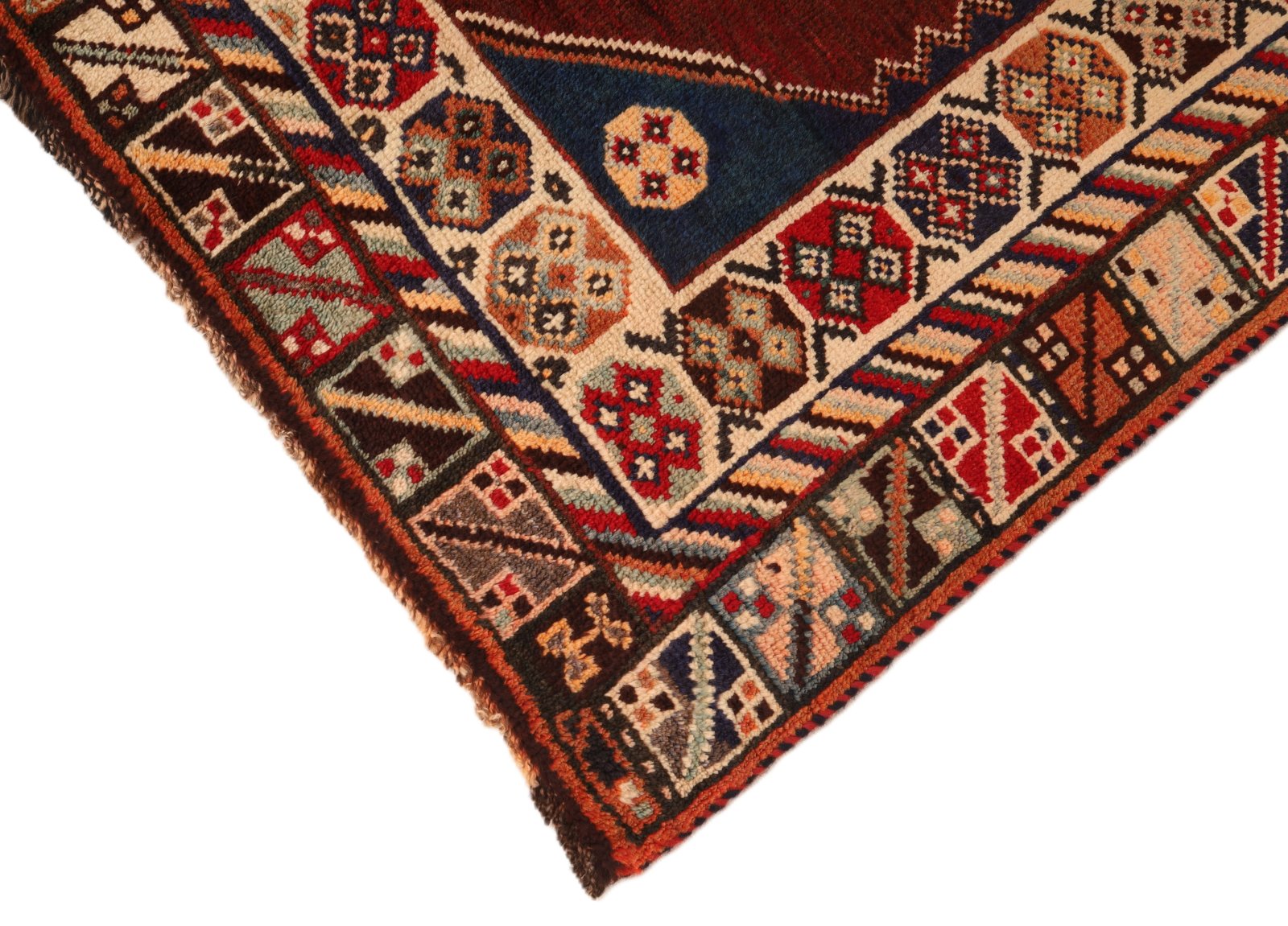 Handgeknüpfter Qashqai Perserteppich 200 × 122 cm