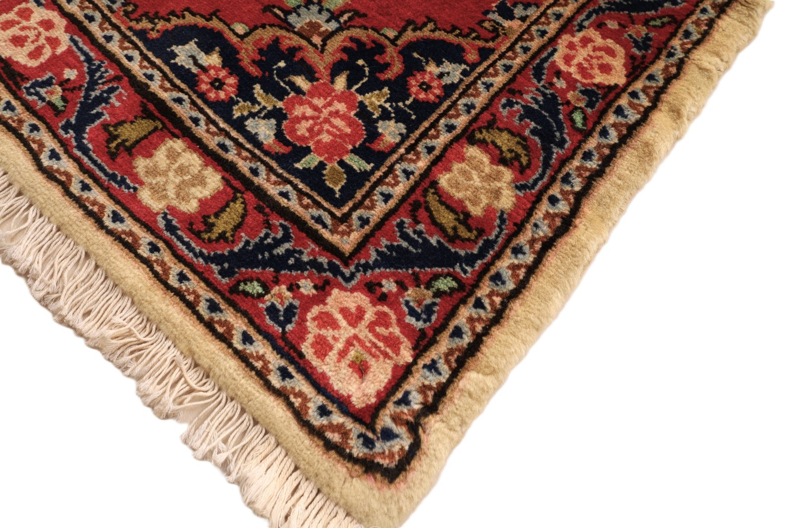 Hamadan Perserteppich 106 × 79 cm aus Wolle, handgeknüpft