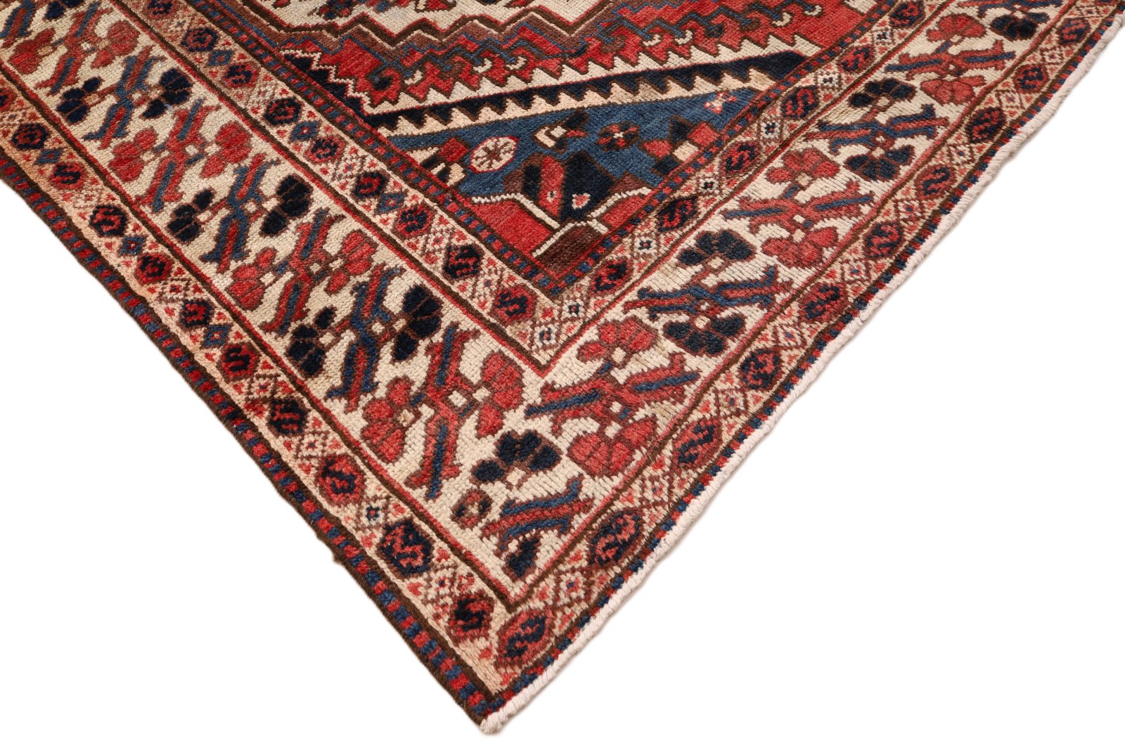 Handgeknüpfter Hamadan Perserteppich, 311 × 157 cm, Wolle