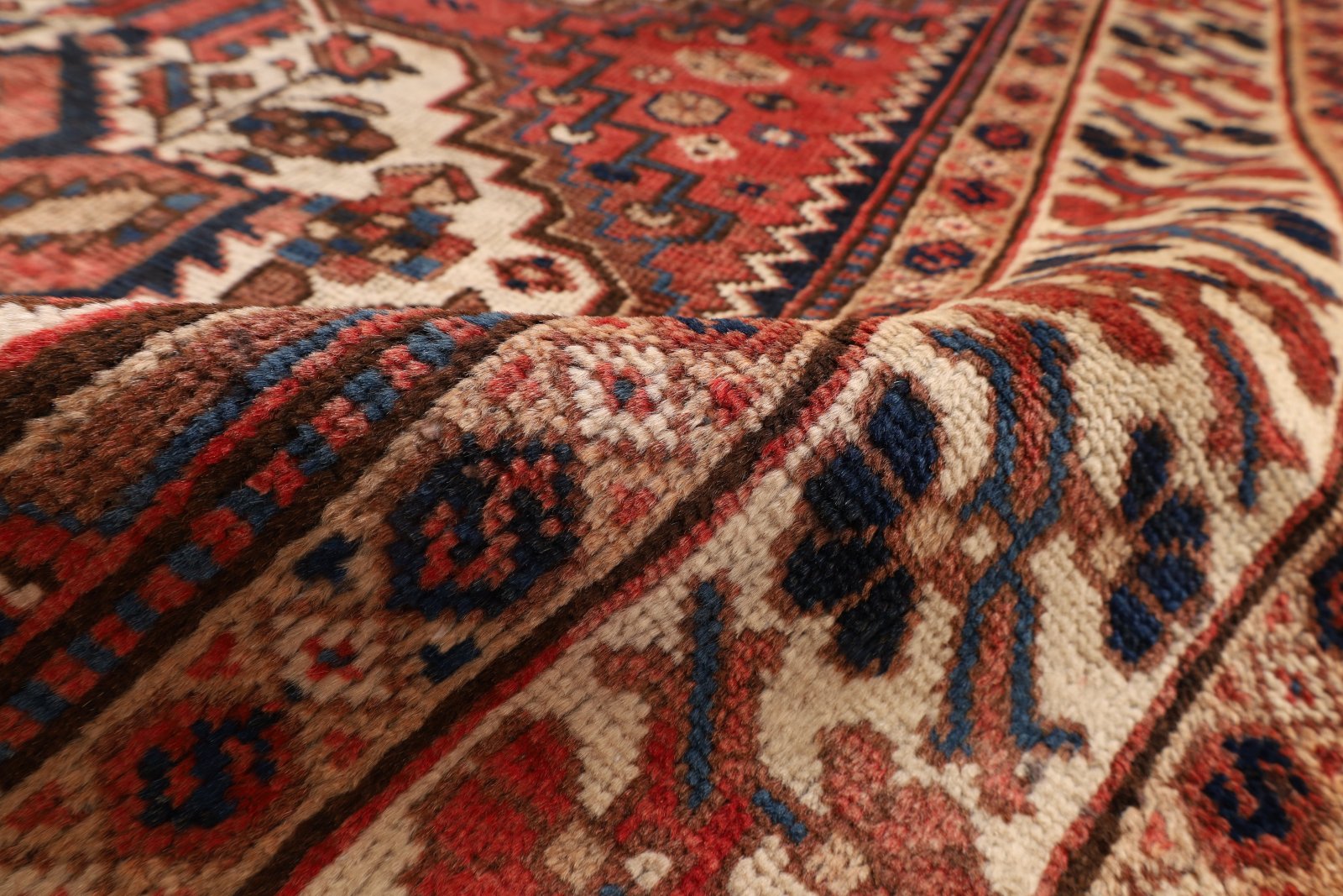 Handgeknüpfter Hamadan Perserteppich, 311 × 157 cm, Wolle